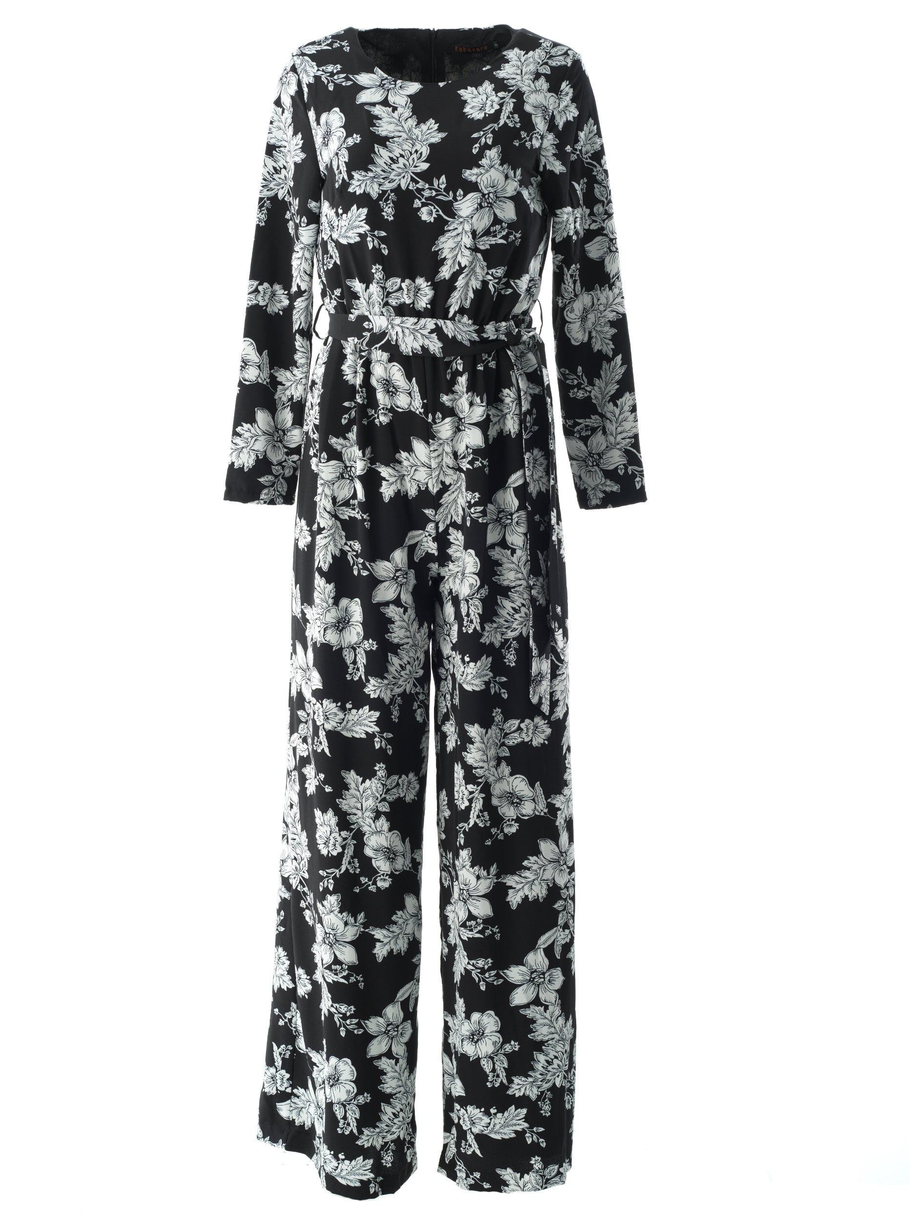 Regents Floral Modest long sleeve jumpsuits Kabayare