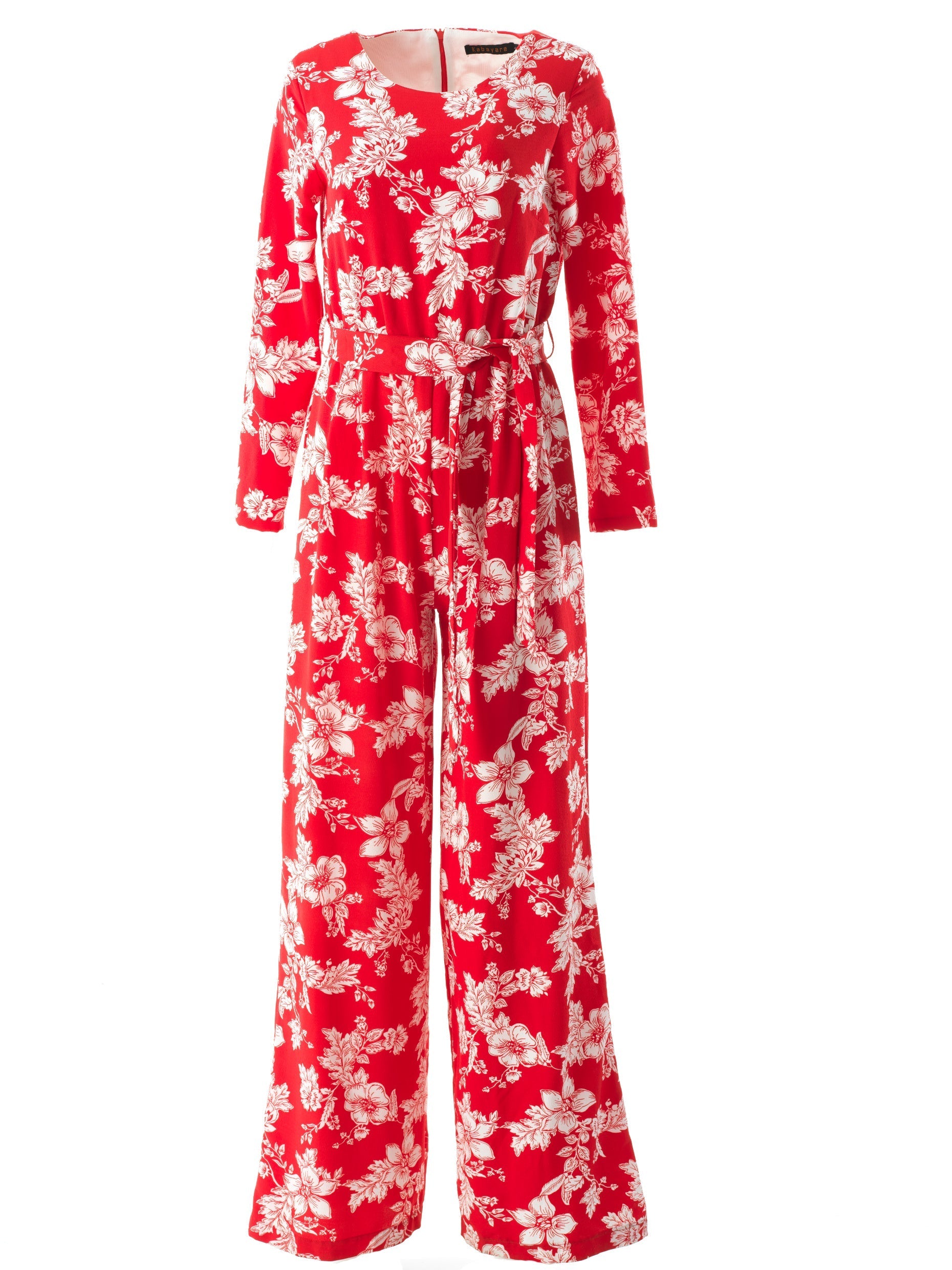 Regents Floral Modest long sleeve jumpsuits Kabayare