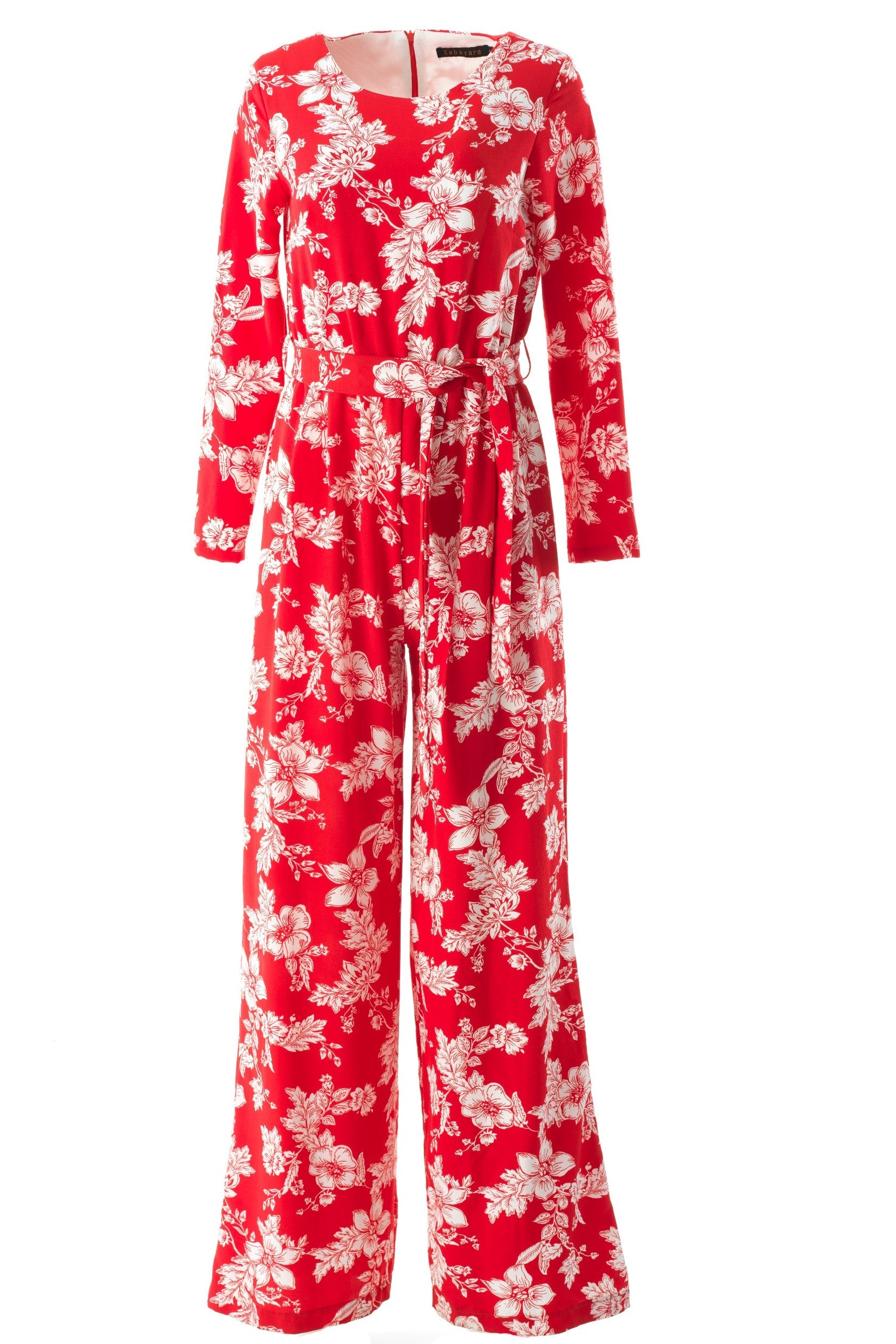 Regents Floral Modest long sleeve jumpsuits Kabayare