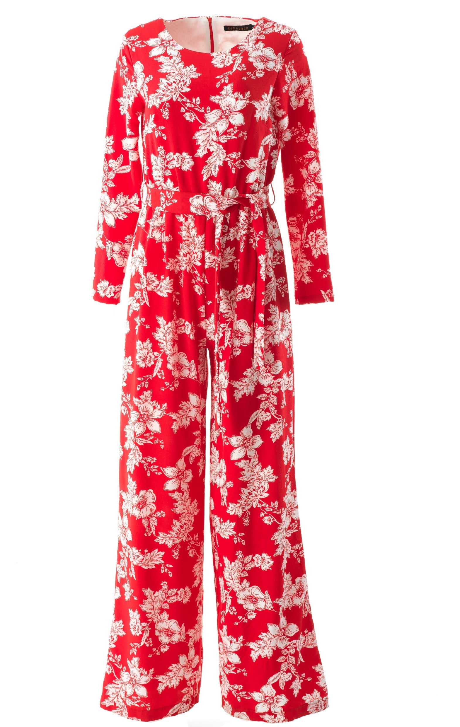Regents Floral Modest long sleeve jumpsuits Kabayare