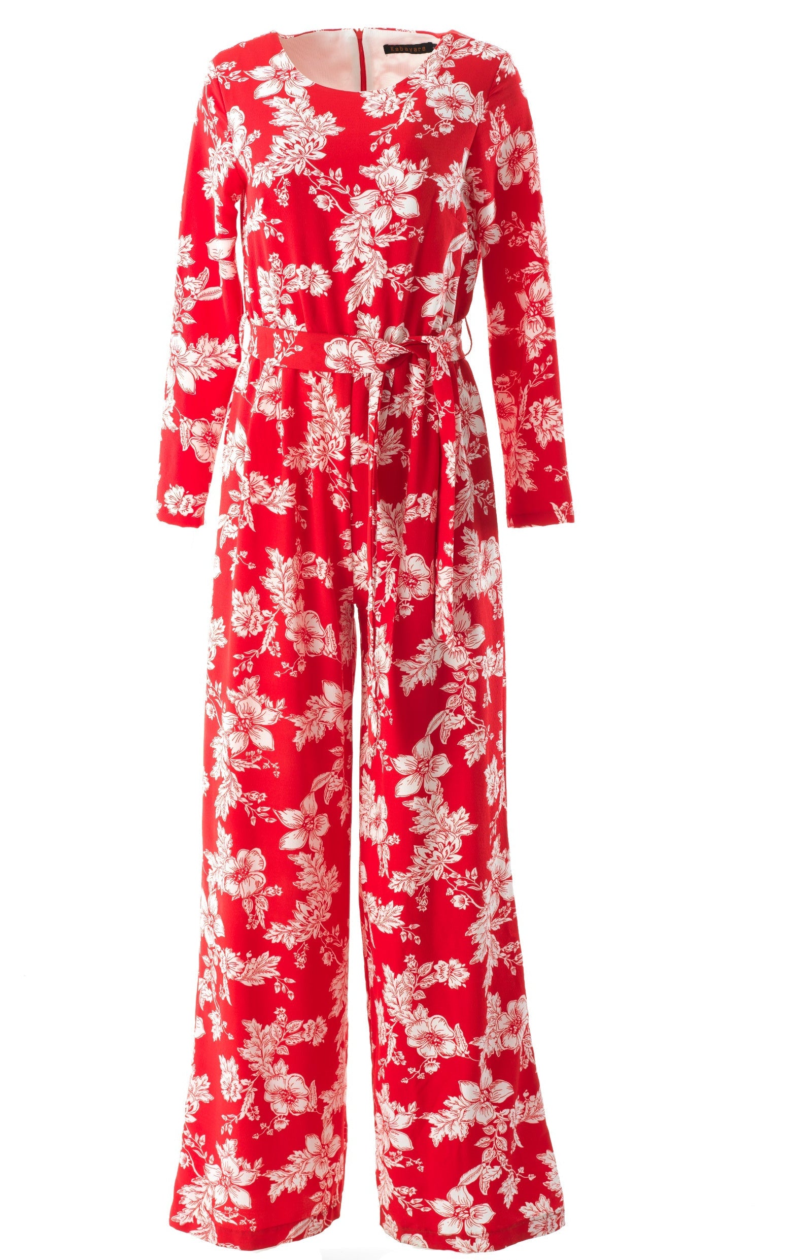 Regents Floral Modest long sleeve jumpsuits Kabayare