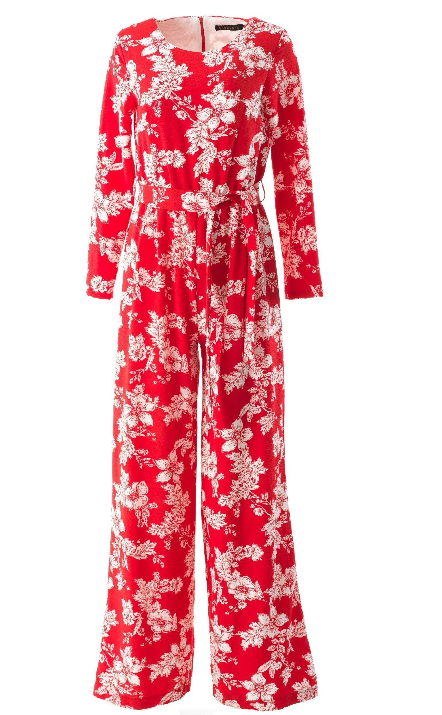 Regents Floral Modest long sleeve jumpsuits Kabayare