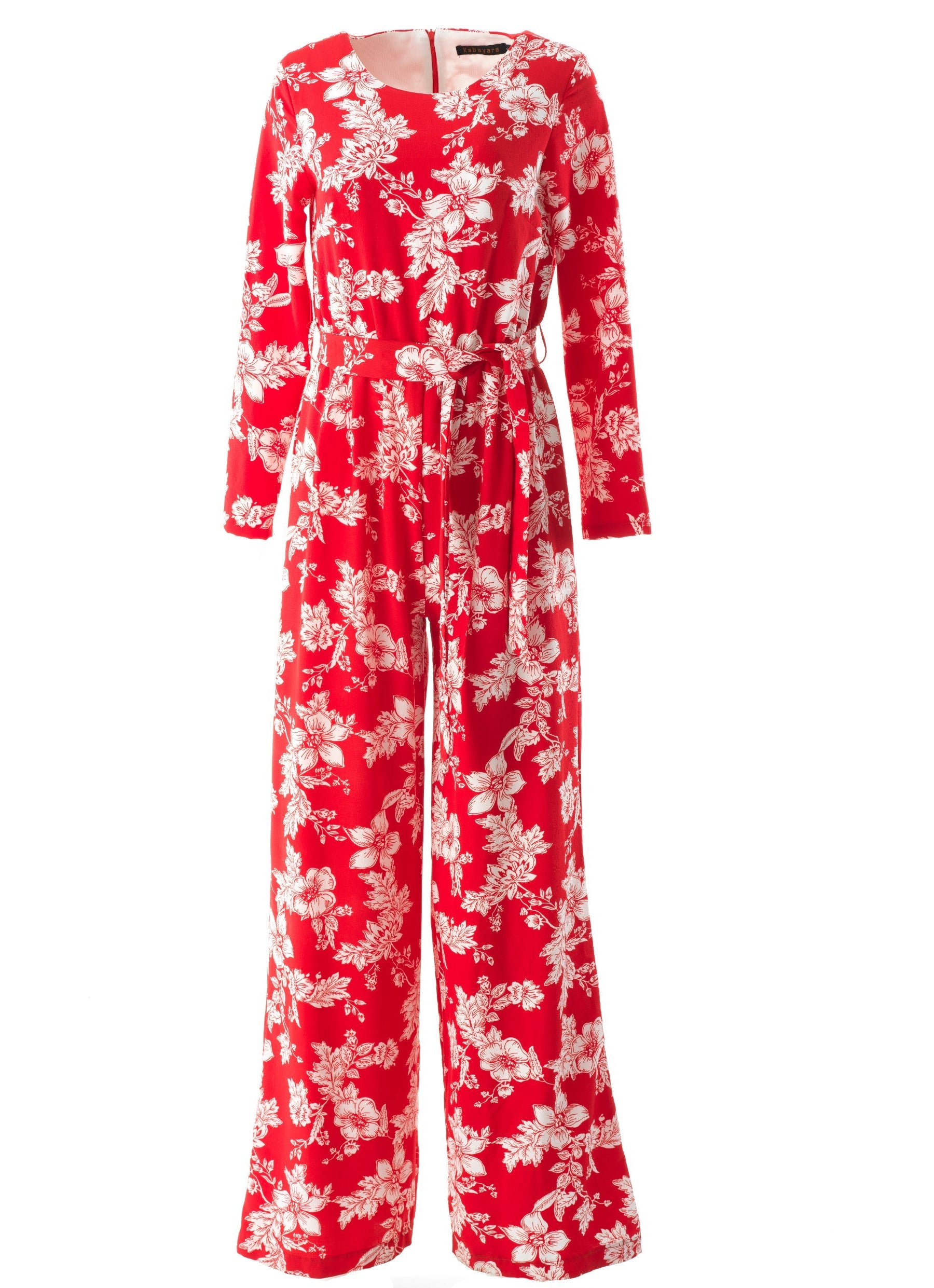Regents Floral Modest long sleeve jumpsuits Kabayare