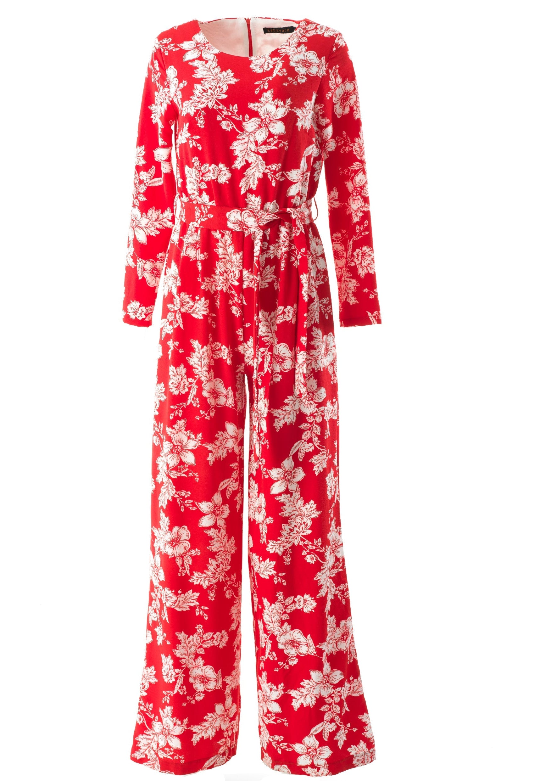 Regents Floral Modest long sleeve jumpsuits Kabayare