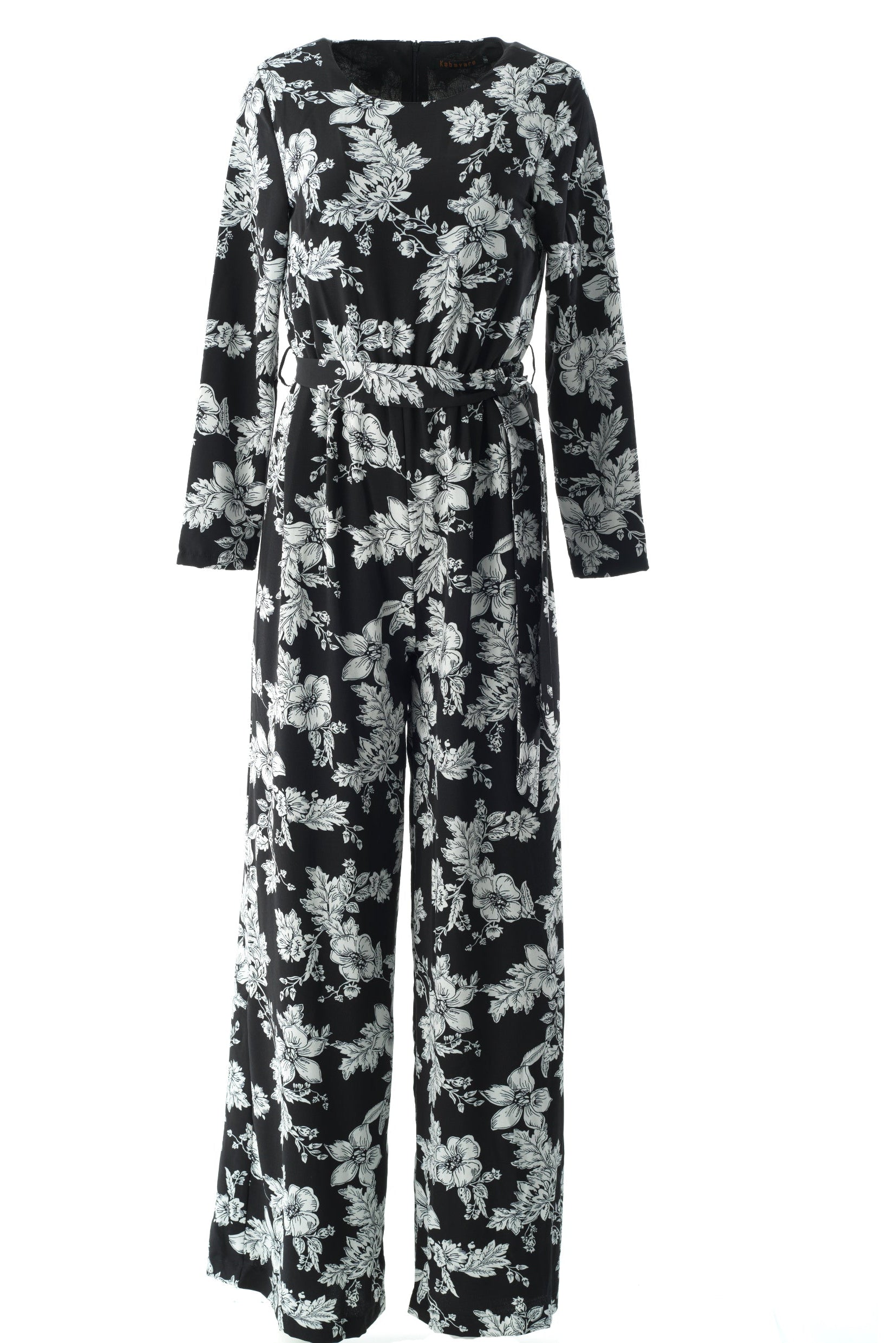 Regents Floral Modest long sleeve jumpsuits Kabayare