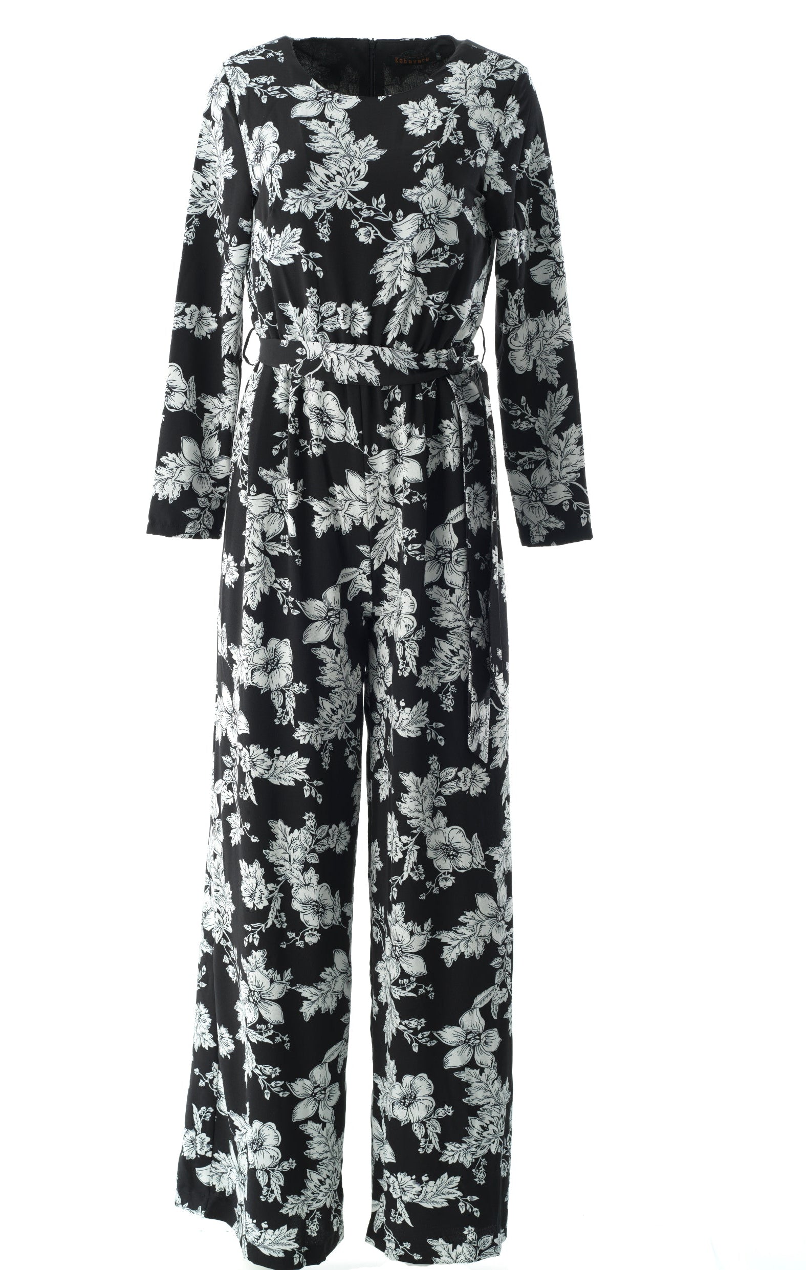 Regents Floral Modest long sleeve jumpsuits Kabayare