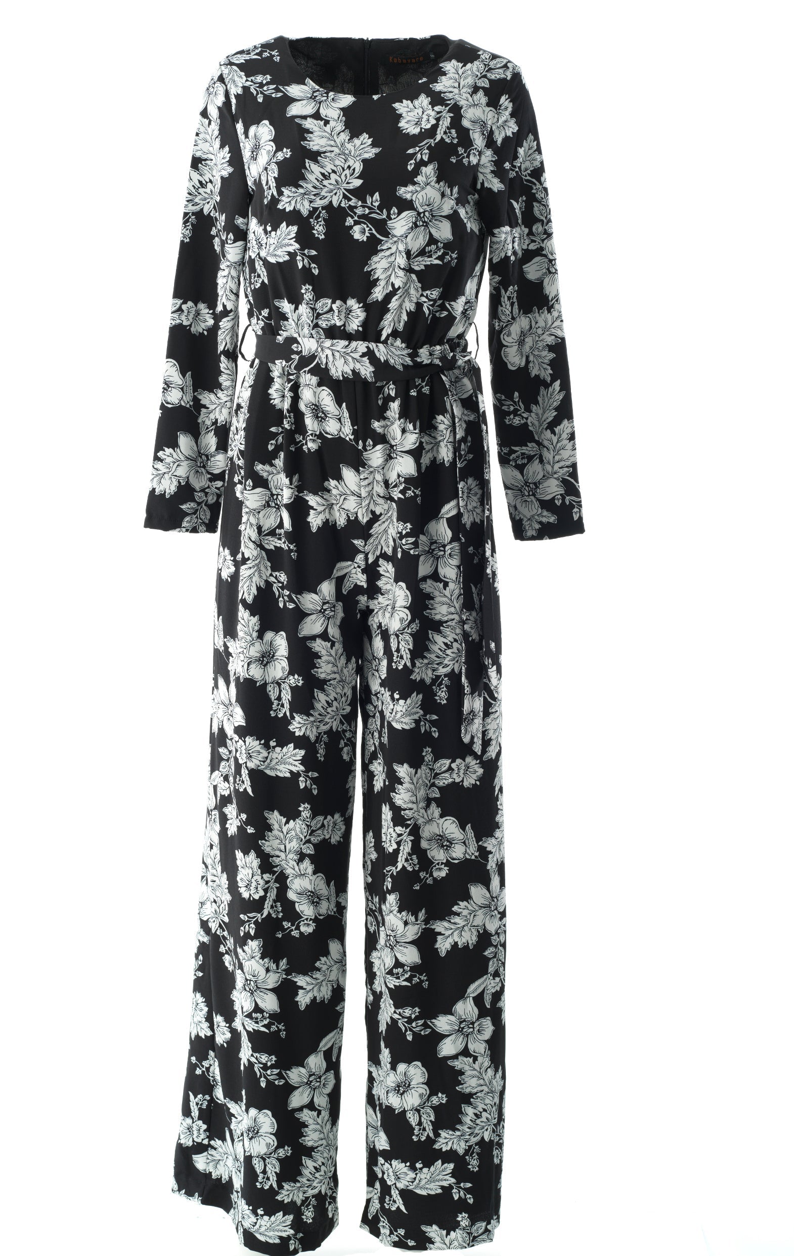 Regents Floral Modest long sleeve jumpsuits Kabayare
