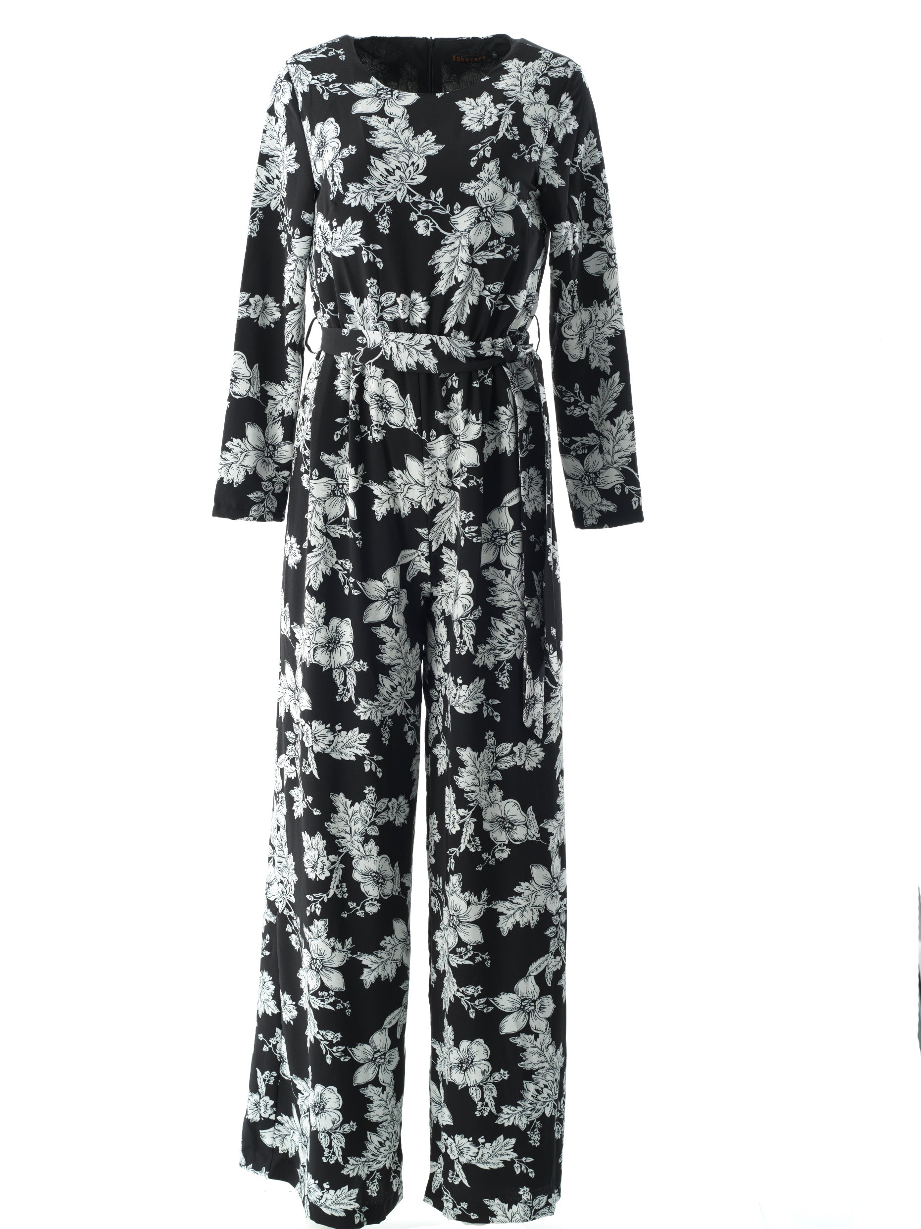 Regents Floral Modest long sleeve jumpsuits Kabayare