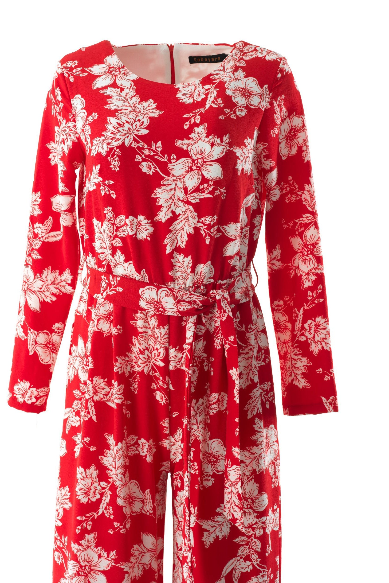 Regents Floral Modest long sleeve jumpsuits Kabayare