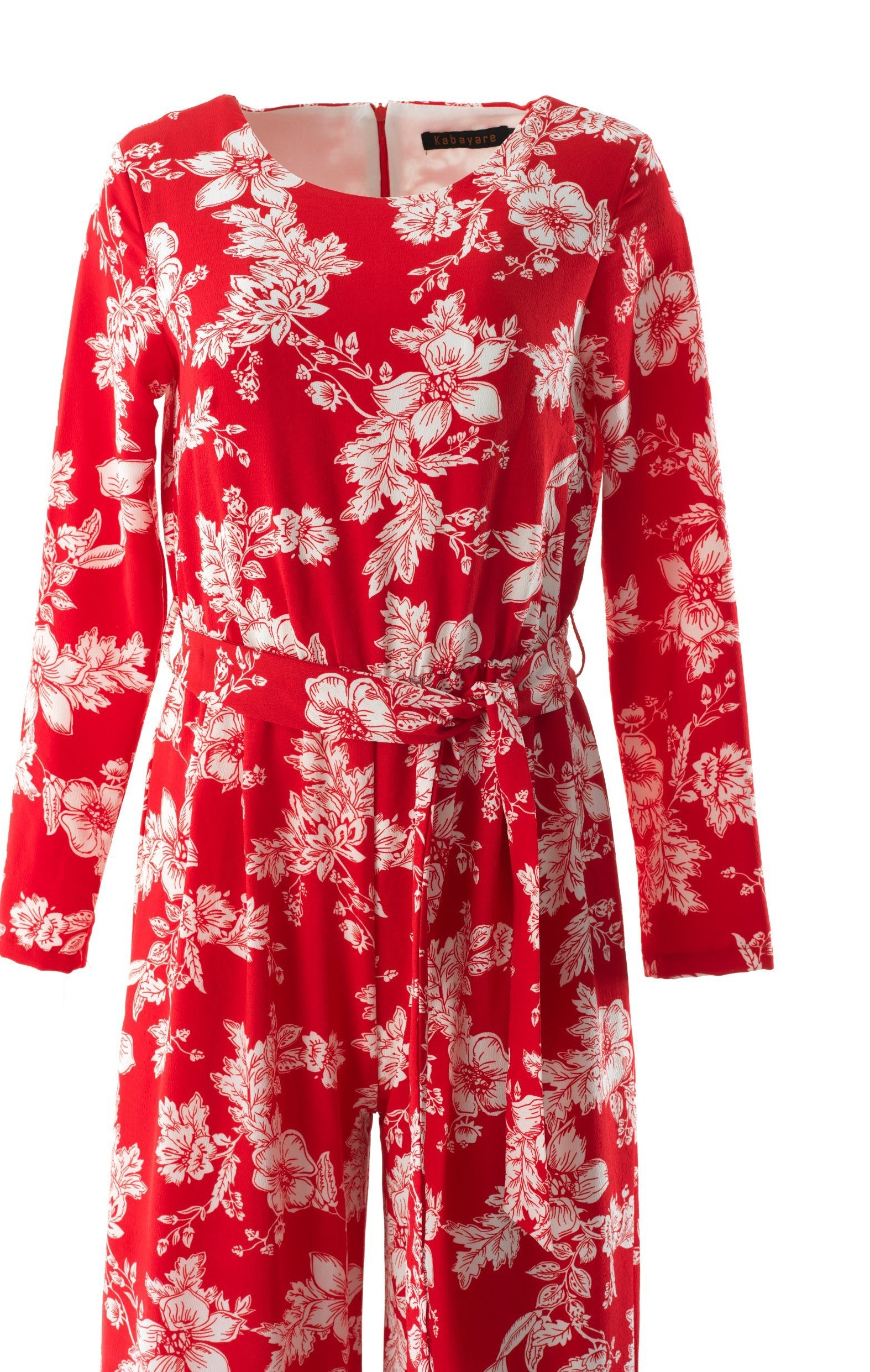 Regents Floral Modest long sleeve jumpsuits Kabayare