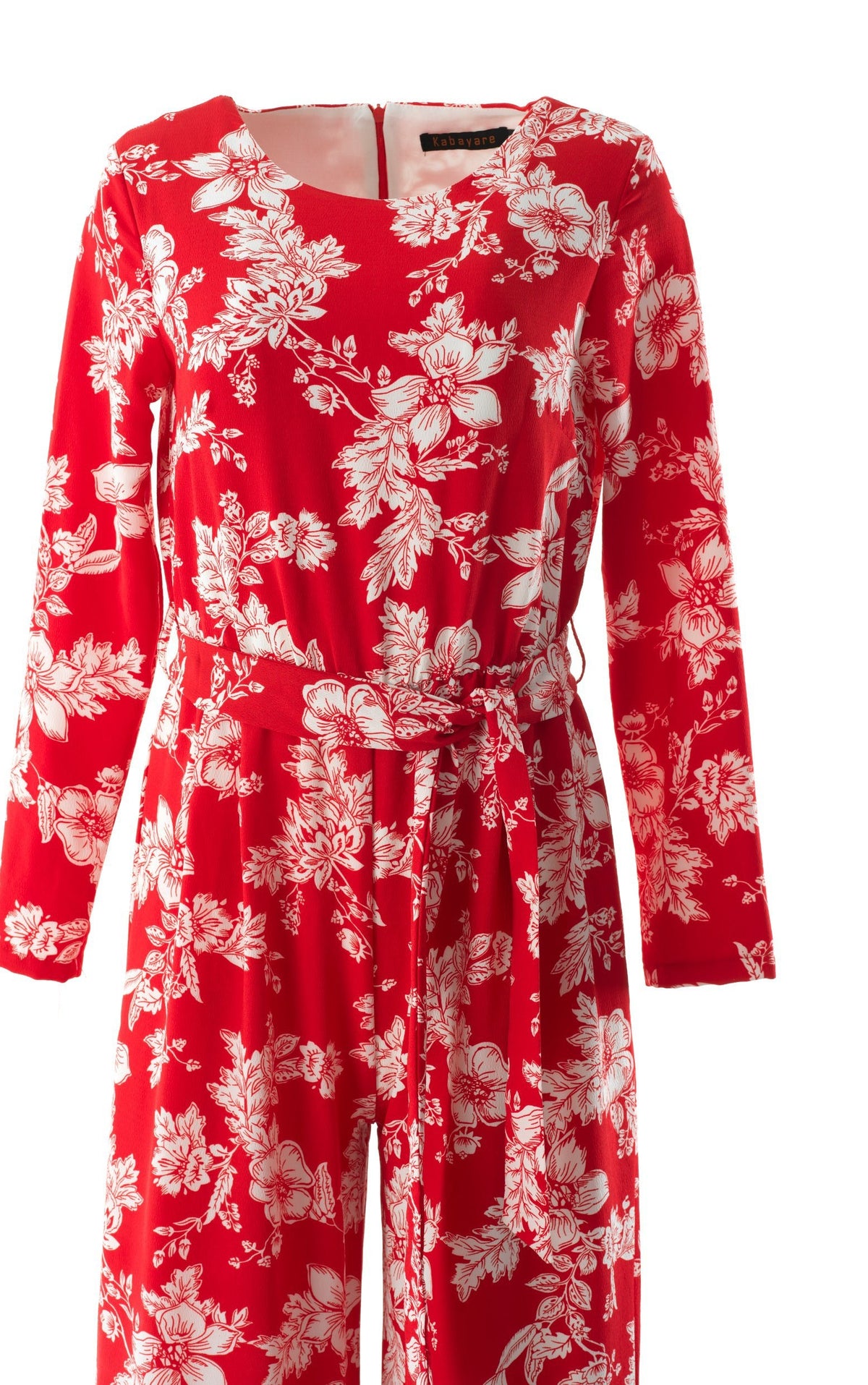 Regents Floral Modest long sleeve jumpsuits Kabayare