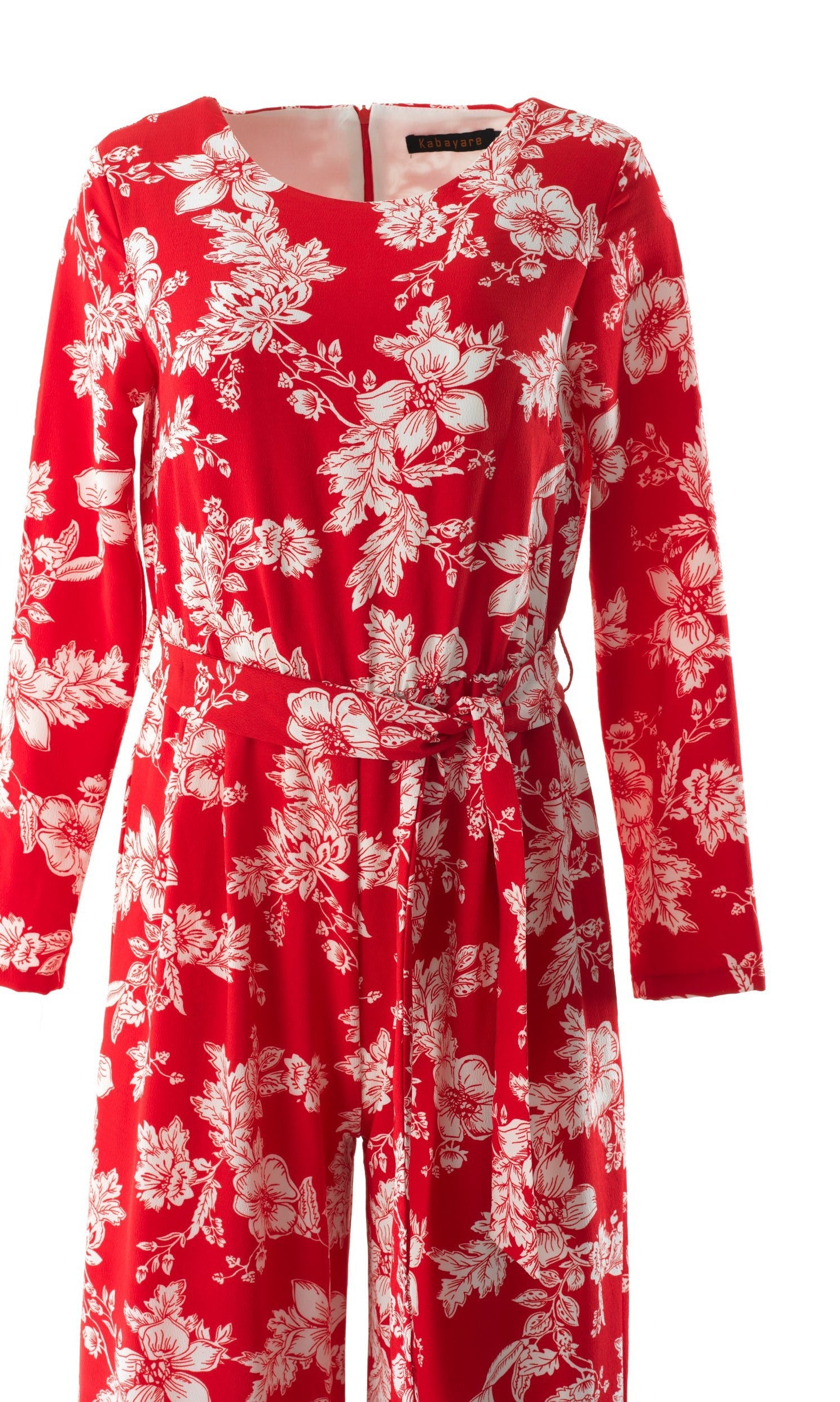 Regents Floral Modest long sleeve jumpsuits Kabayare