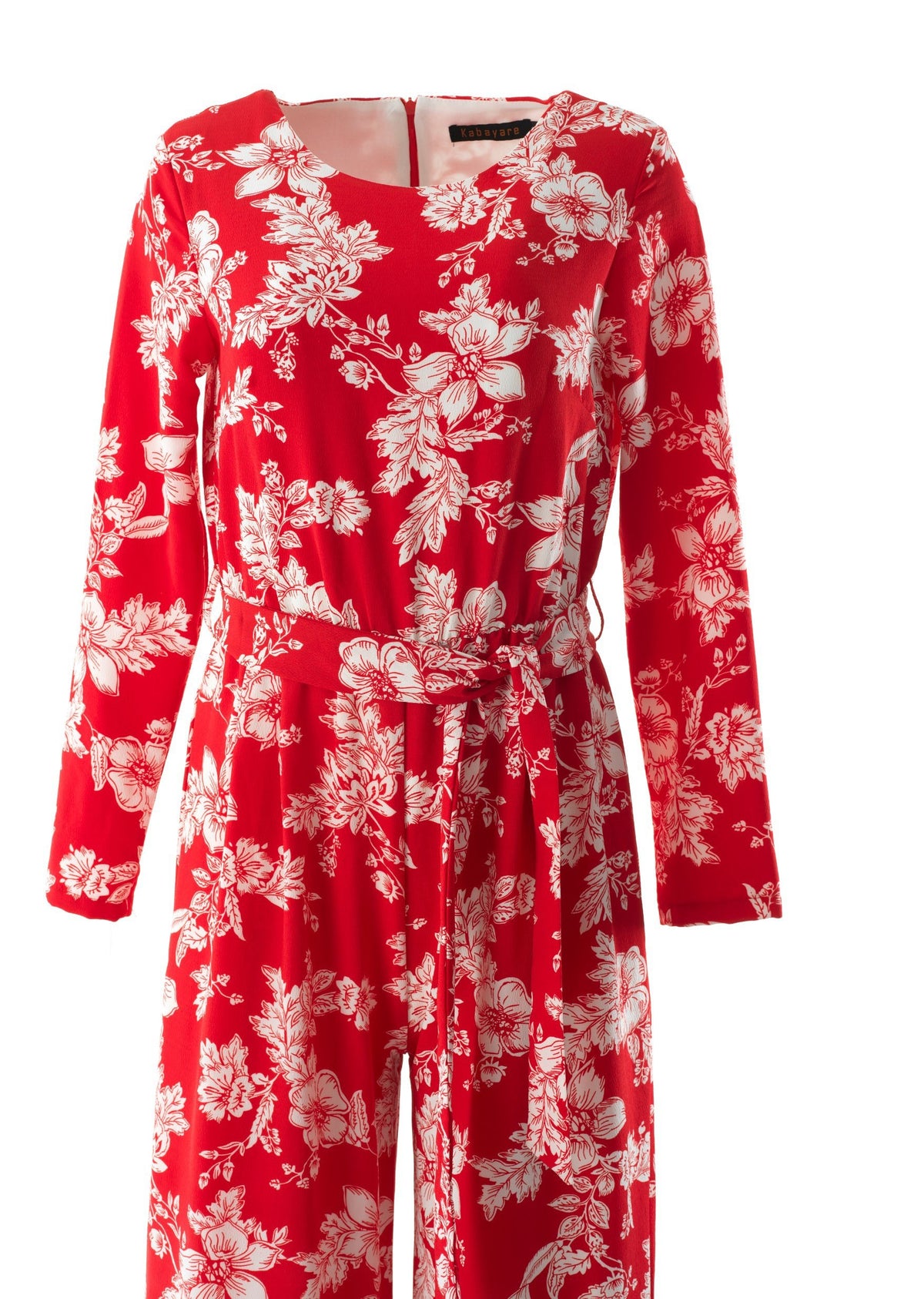 Regents Floral Modest long sleeve jumpsuits Kabayare