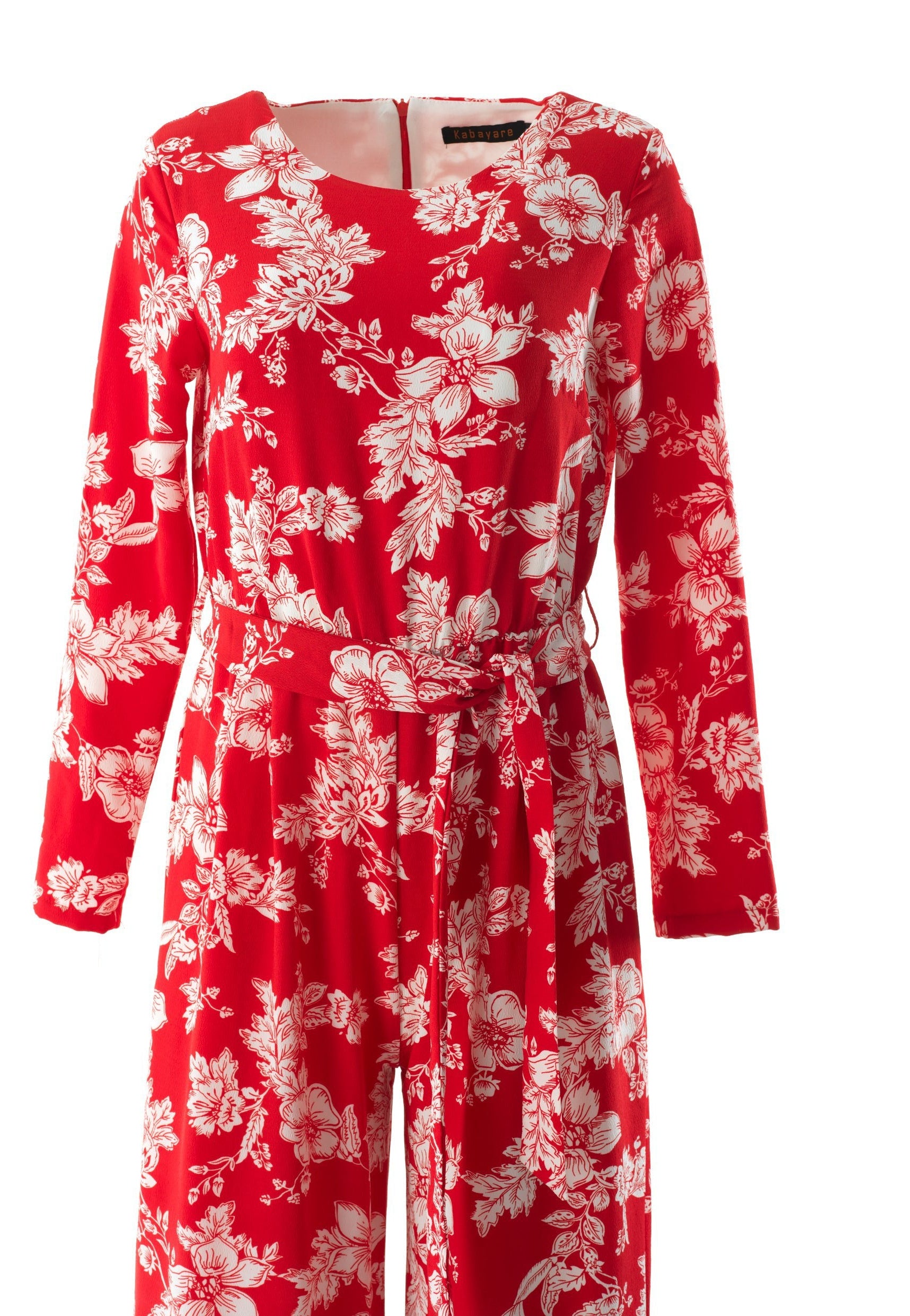 Regents Floral Modest long sleeve jumpsuits Kabayare
