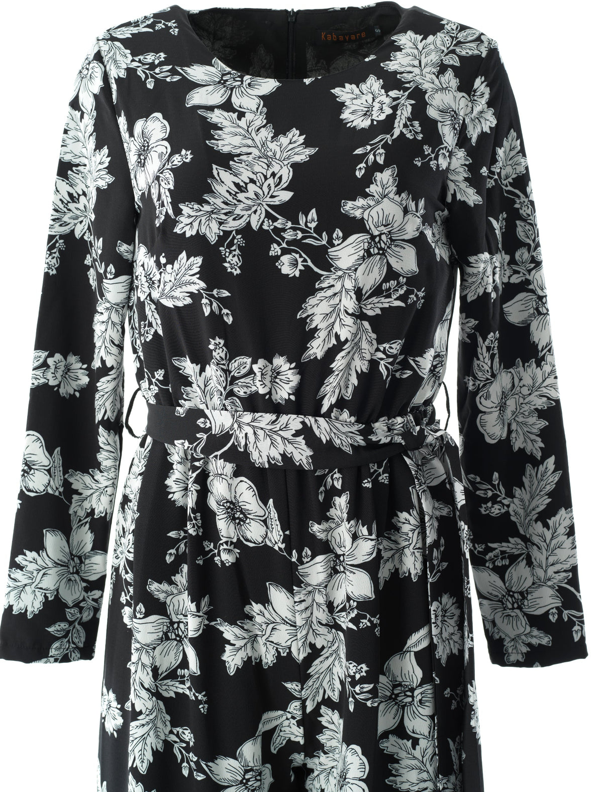 Regents Floral Modest long sleeve jumpsuits Kabayare
