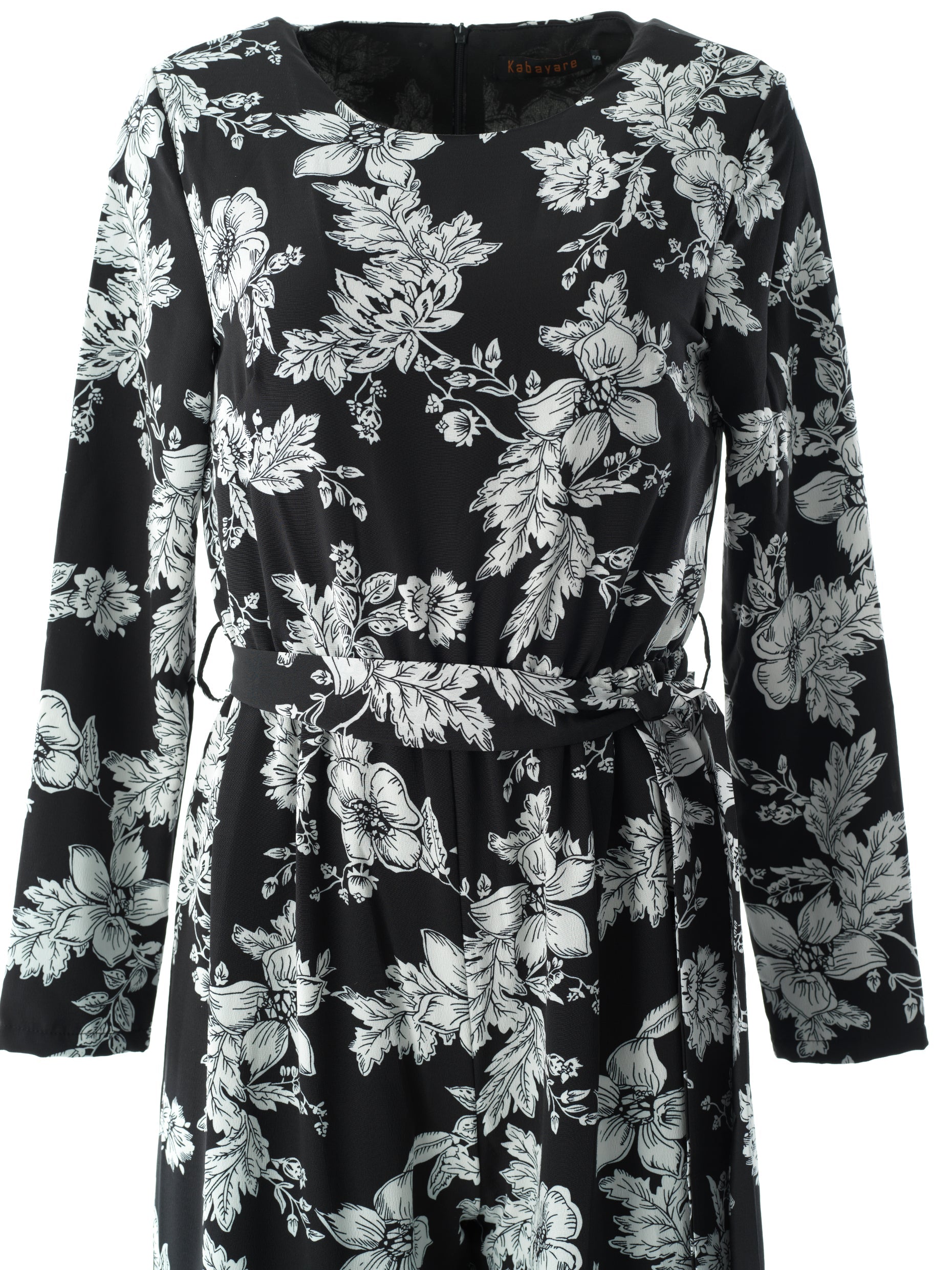 Regents Floral Modest long sleeve jumpsuits Kabayare