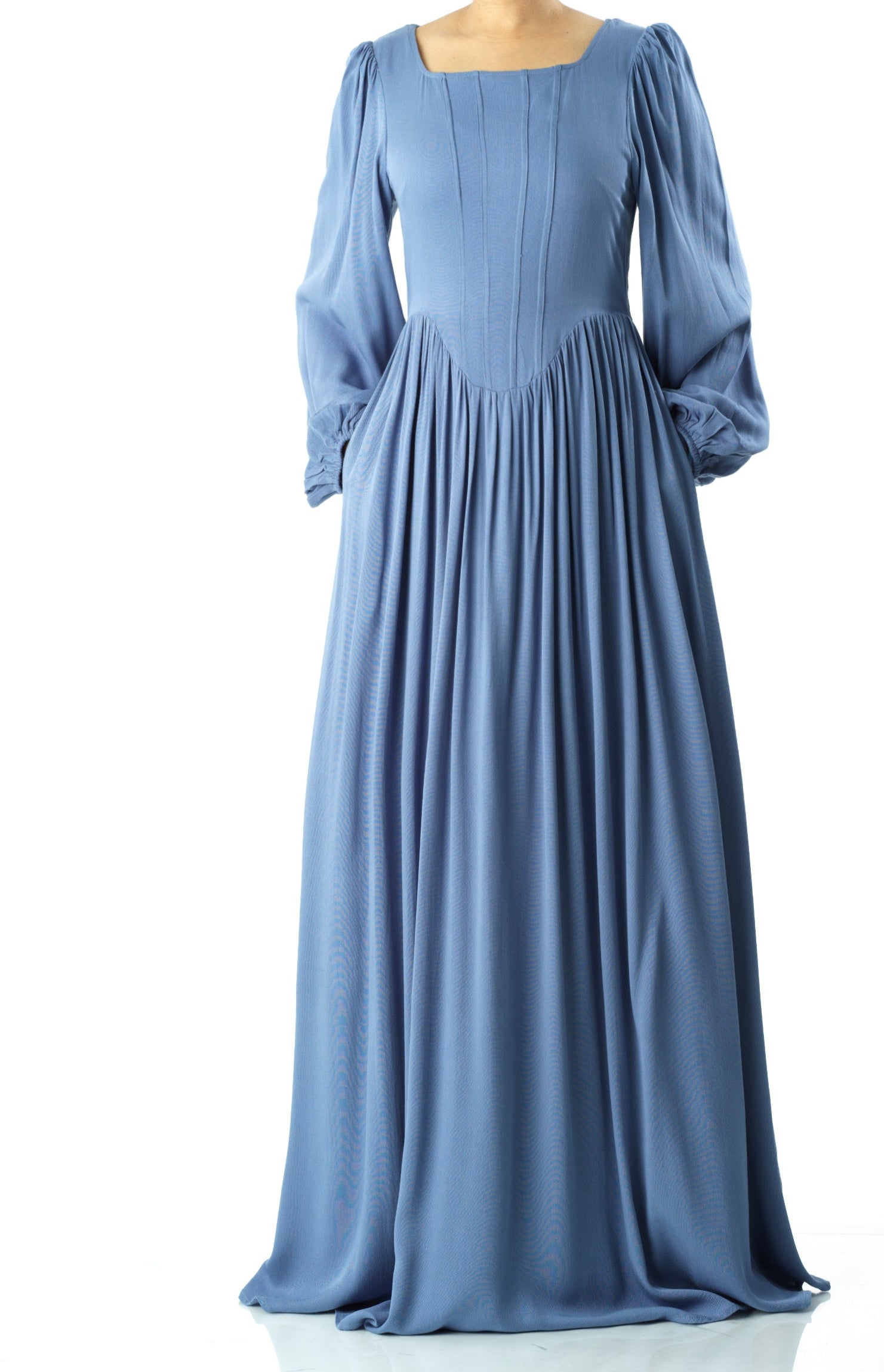 Roxanne cotton Corset maxi dress Kabayare