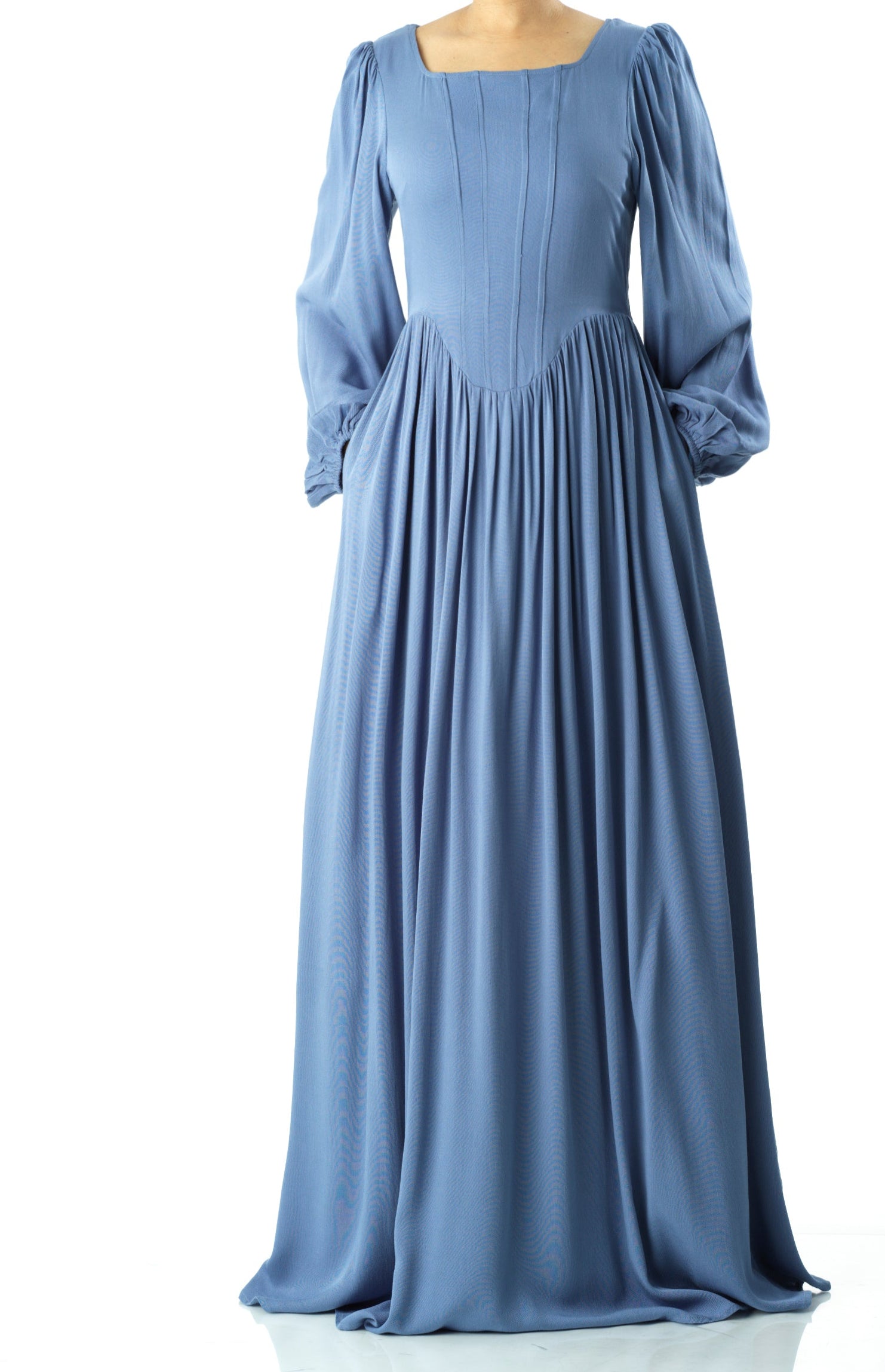 Roxanne cotton Corset maxi dress Kabayare