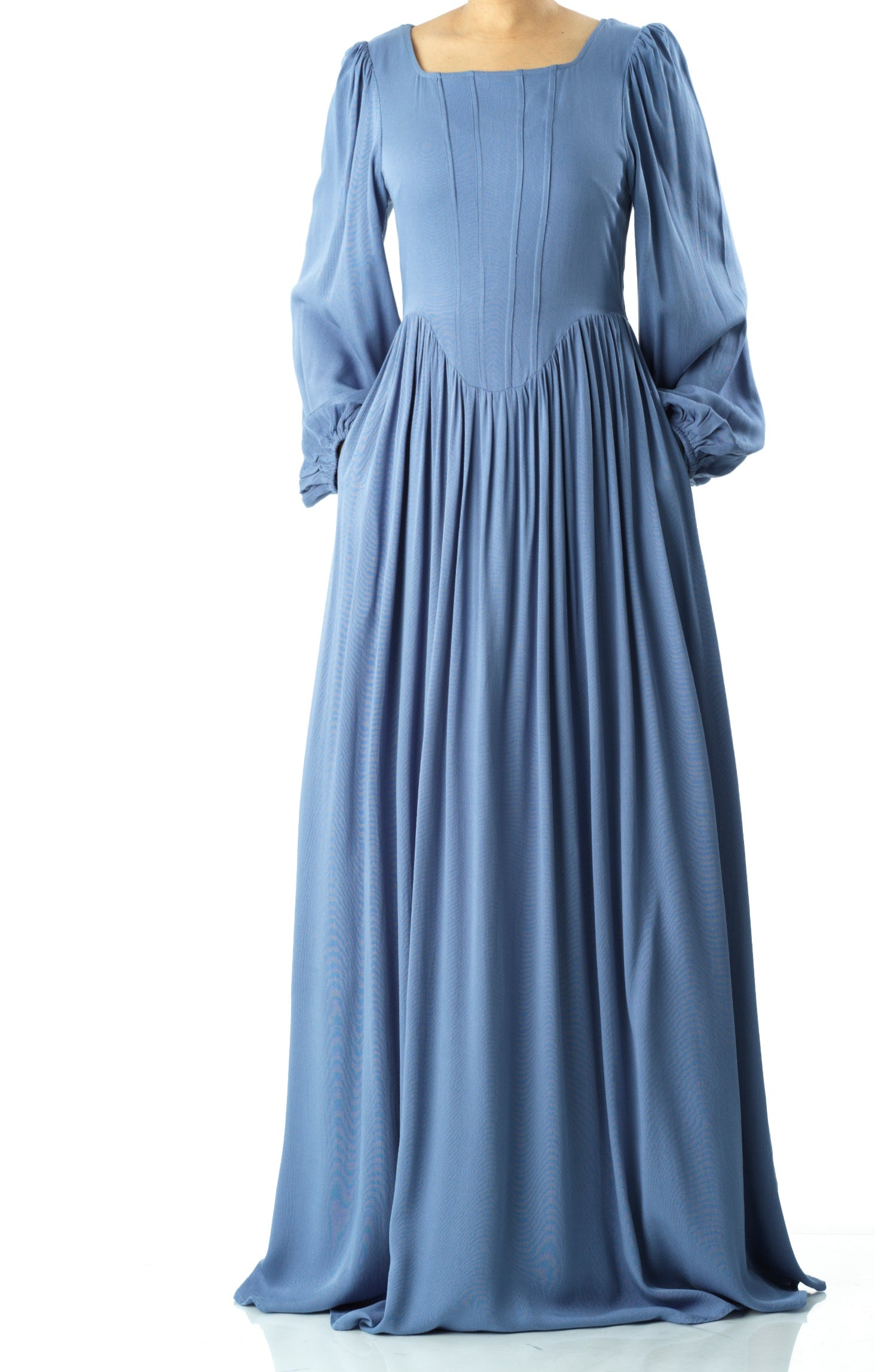 Roxanne cotton Corset maxi dress Kabayare