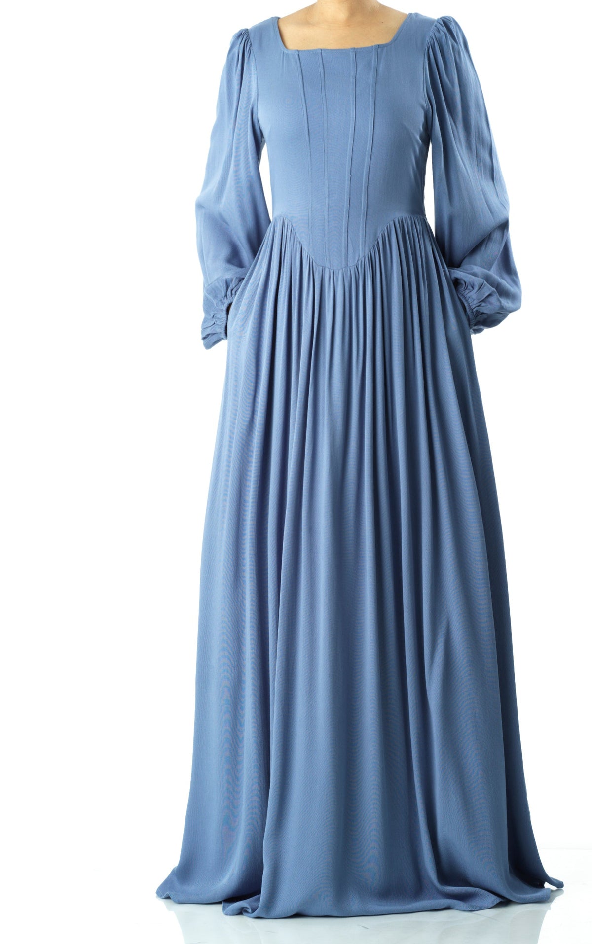 Roxanne cotton Corset maxi dress Kabayare