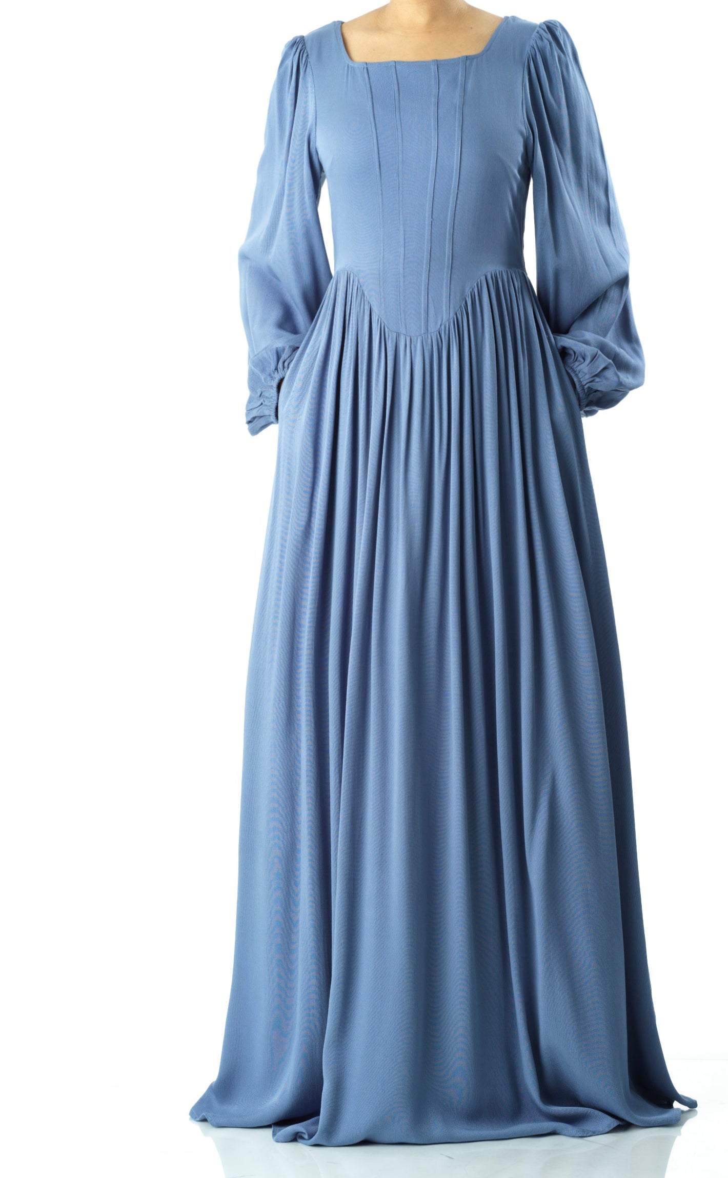 Roxanne cotton Corset maxi dress Kabayare