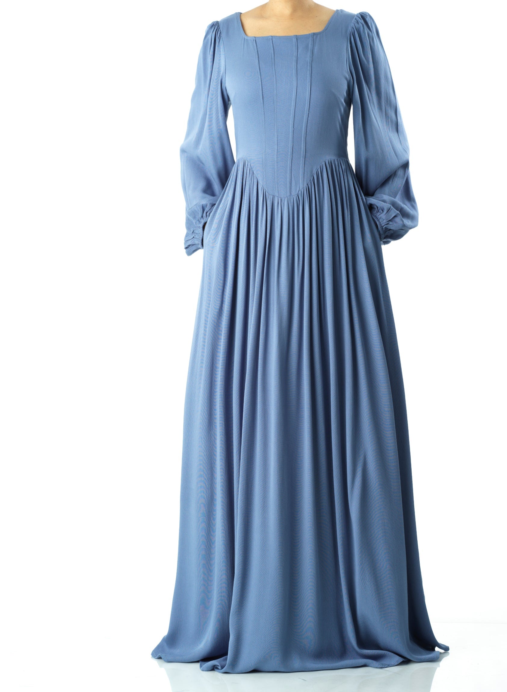 Roxanne cotton Corset maxi dress Kabayare