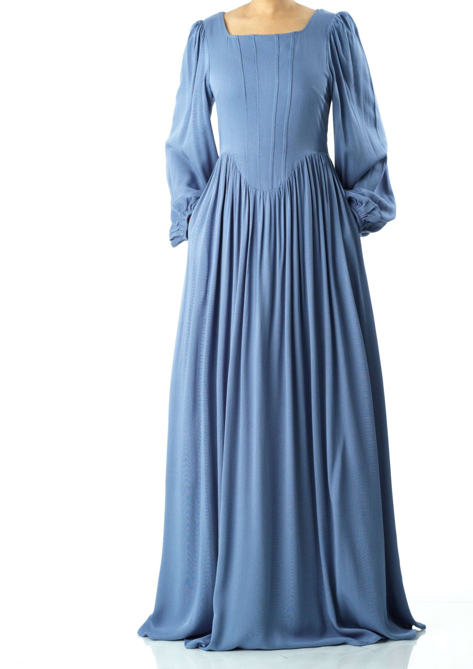 Roxanne cotton Corset maxi dress Kabayare