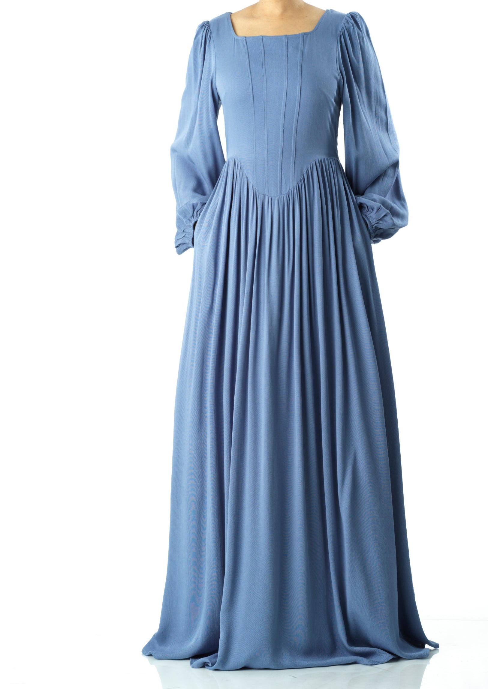 Roxanne cotton Corset maxi dress Kabayare