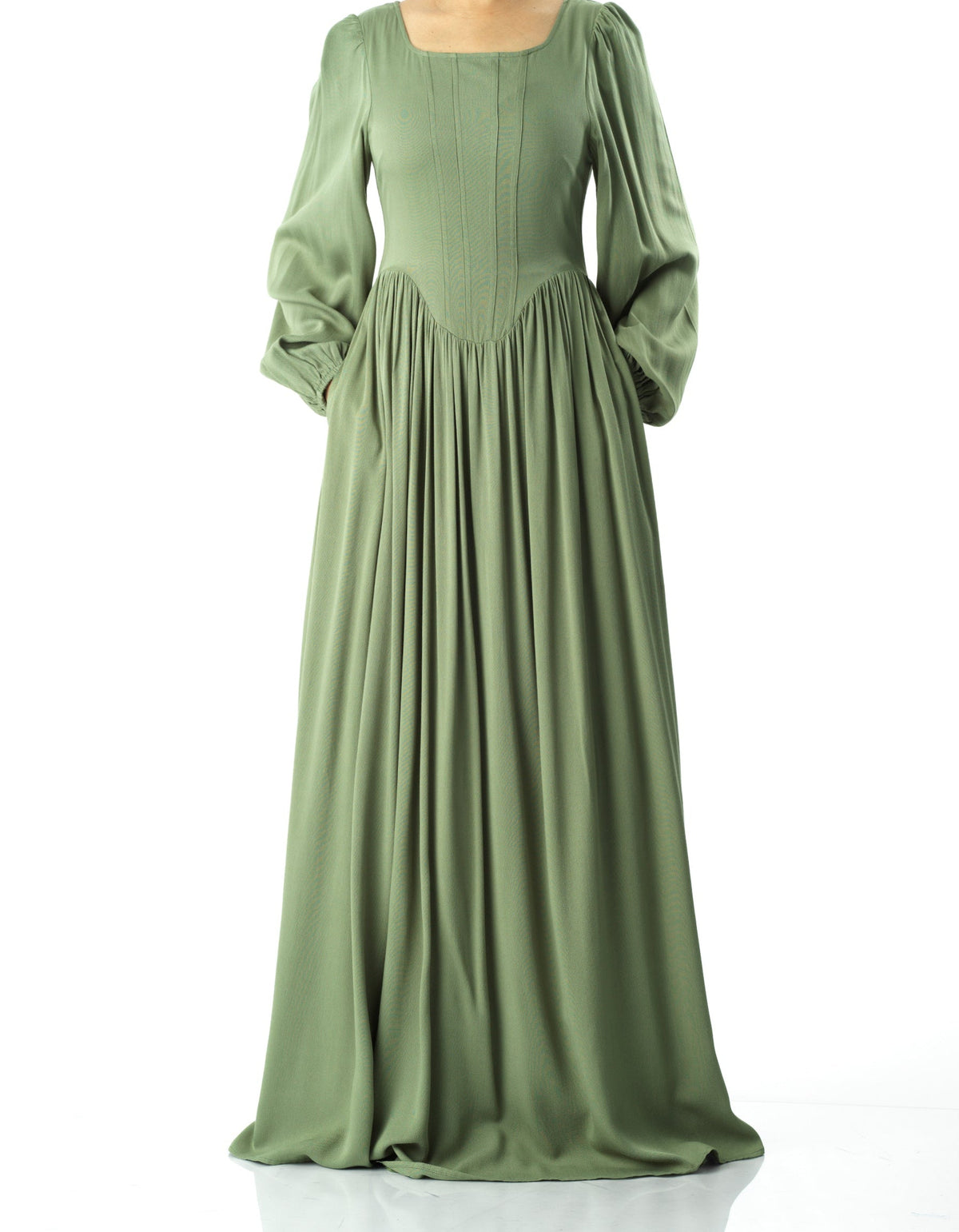 Roxanne cotton Corset maxi dress Kabayare