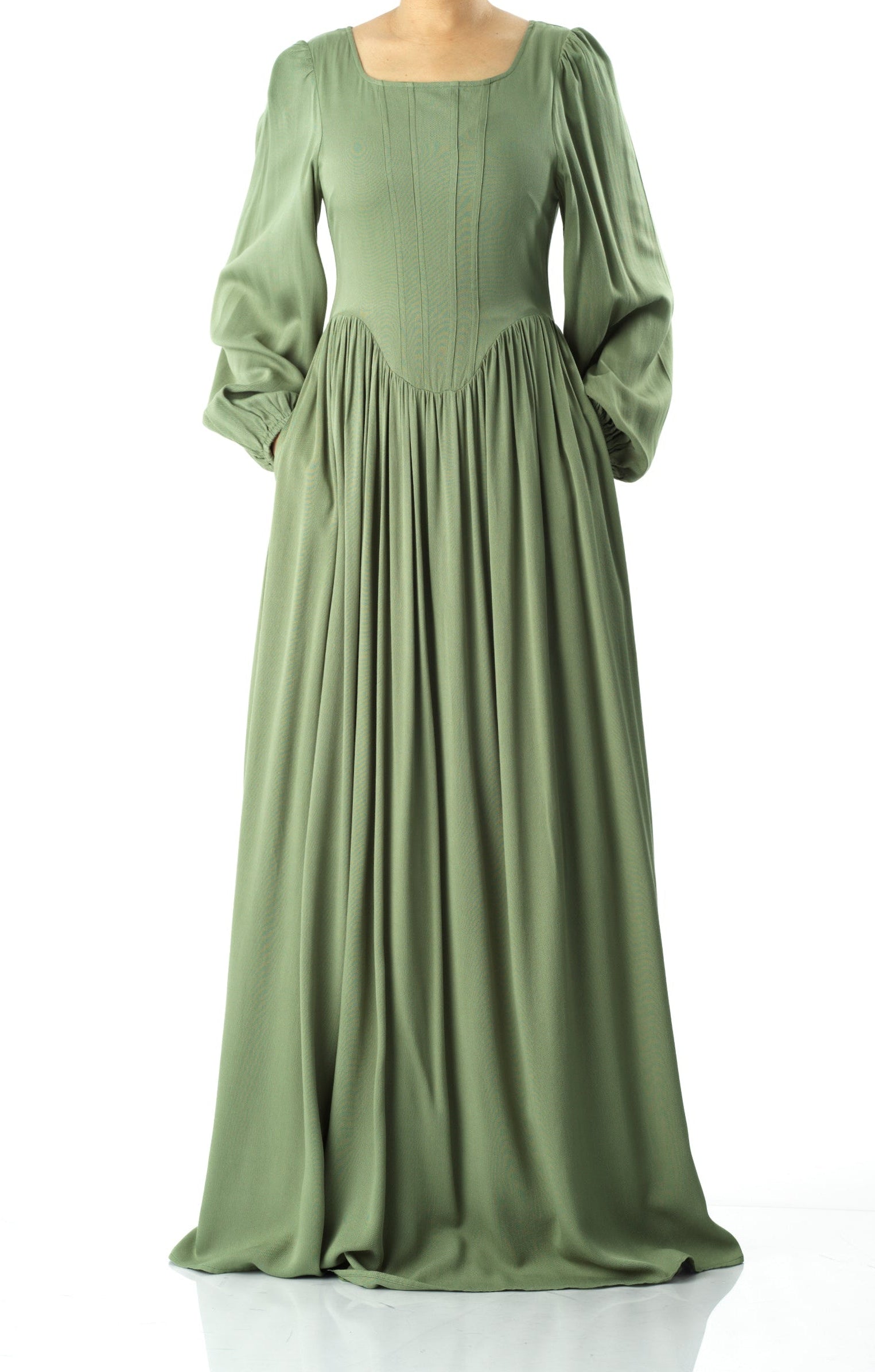 Roxanne cotton Corset maxi dress Kabayare