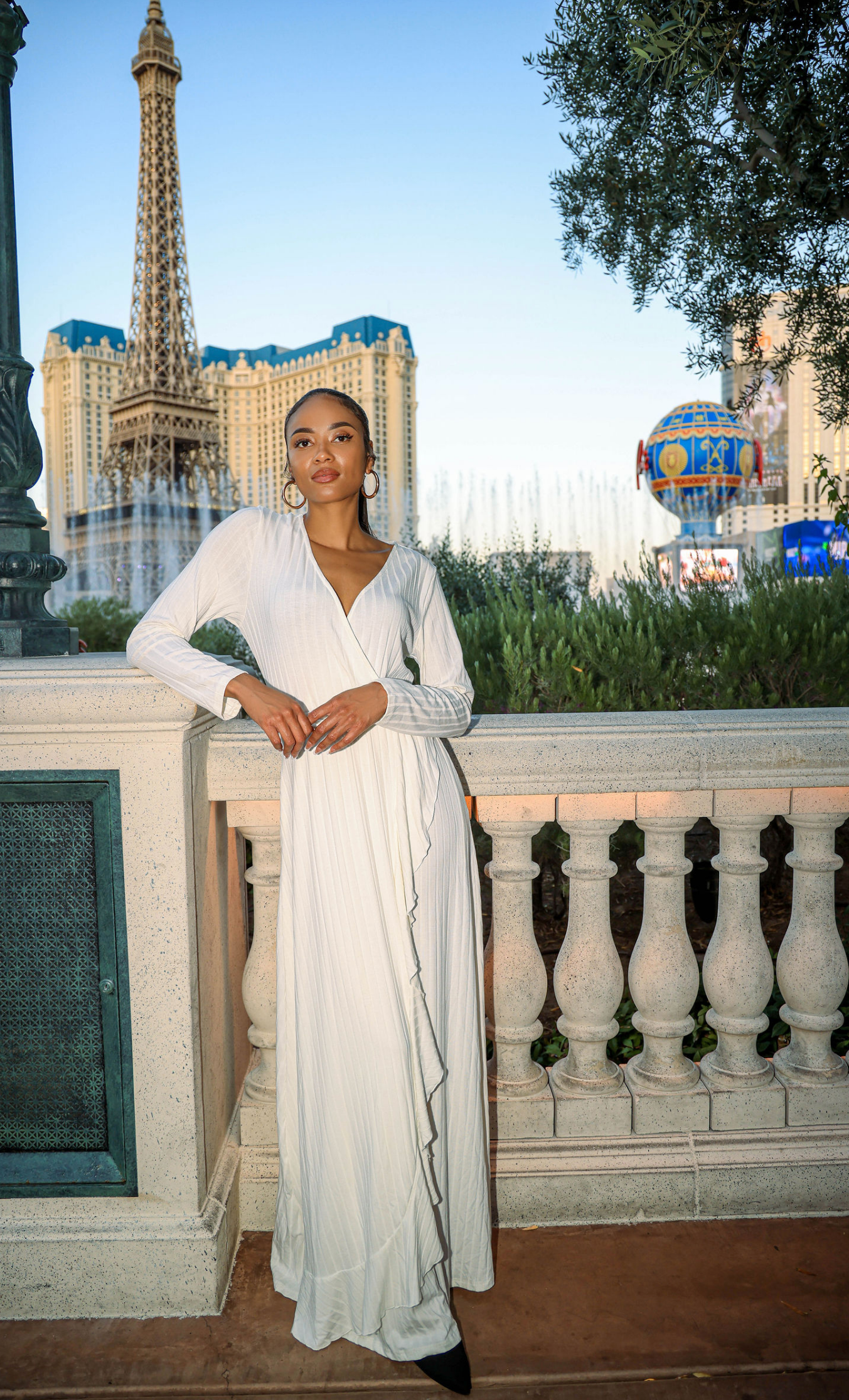 Ruffles ribbed wrapped modest maxi dress Kabayare