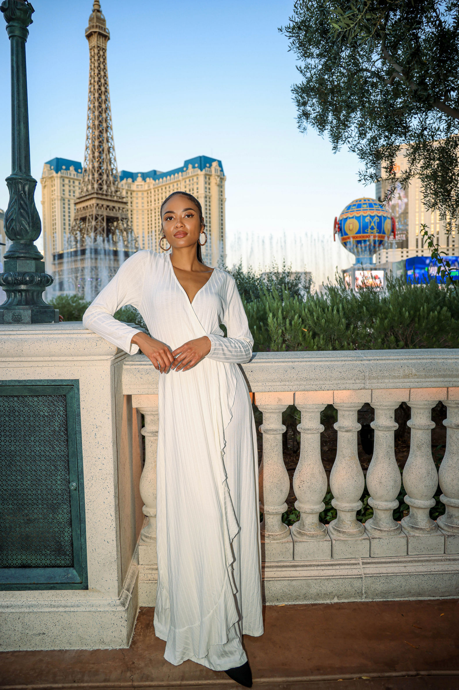 Ruffles ribbed wrapped modest maxi dress Kabayare