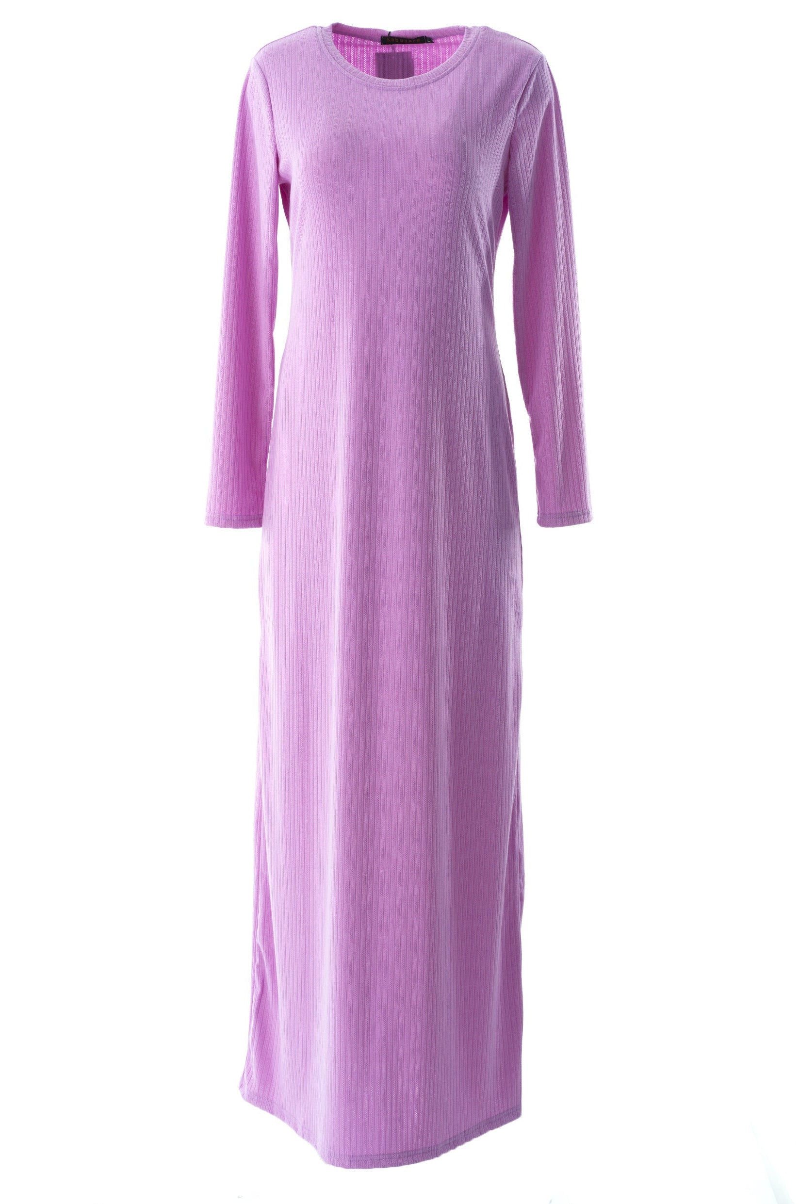 Sadia Ribbed Round Neck maxi dress Kabayare