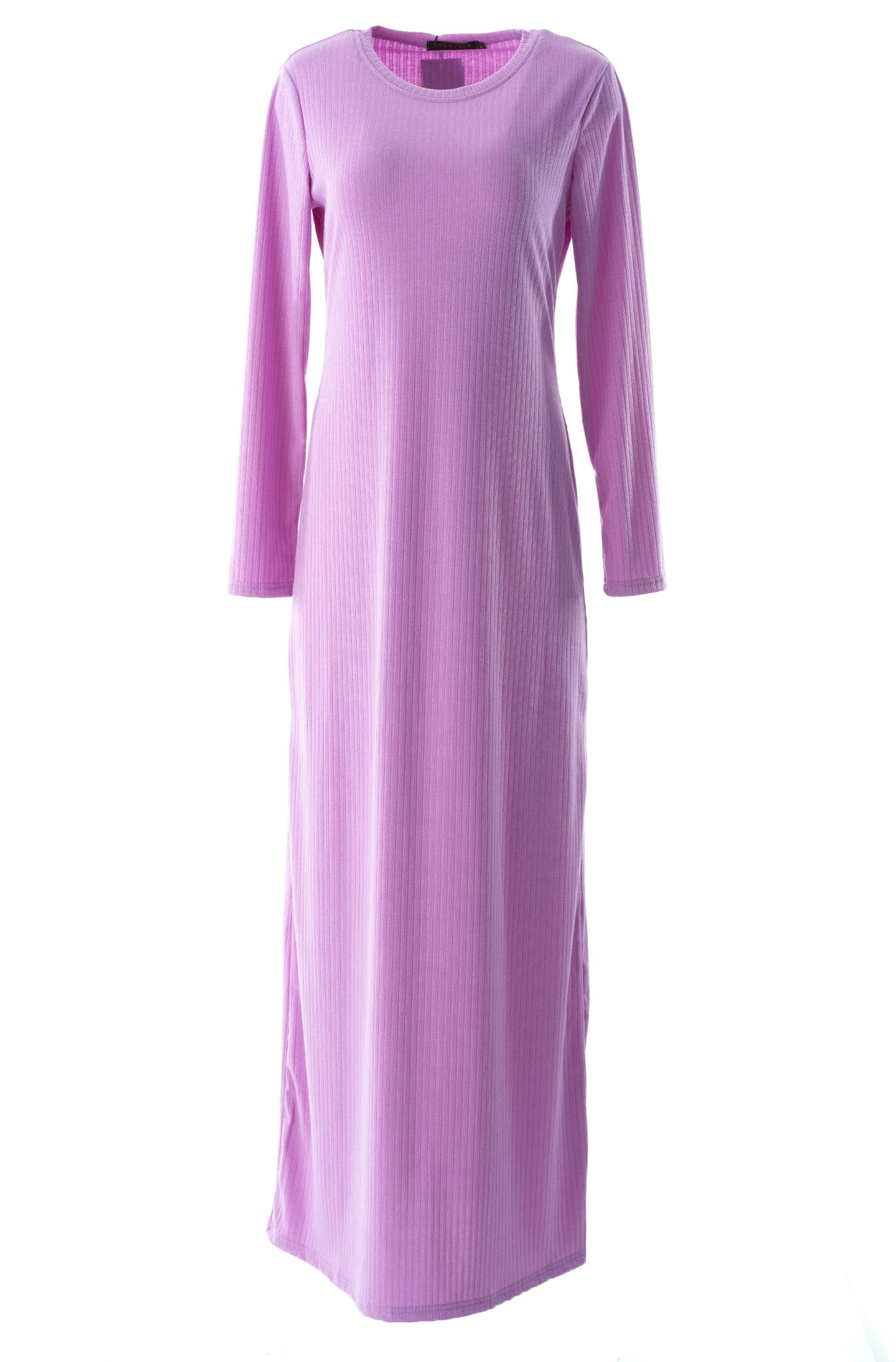 Sadia Ribbed Round Neck maxi dress Kabayare