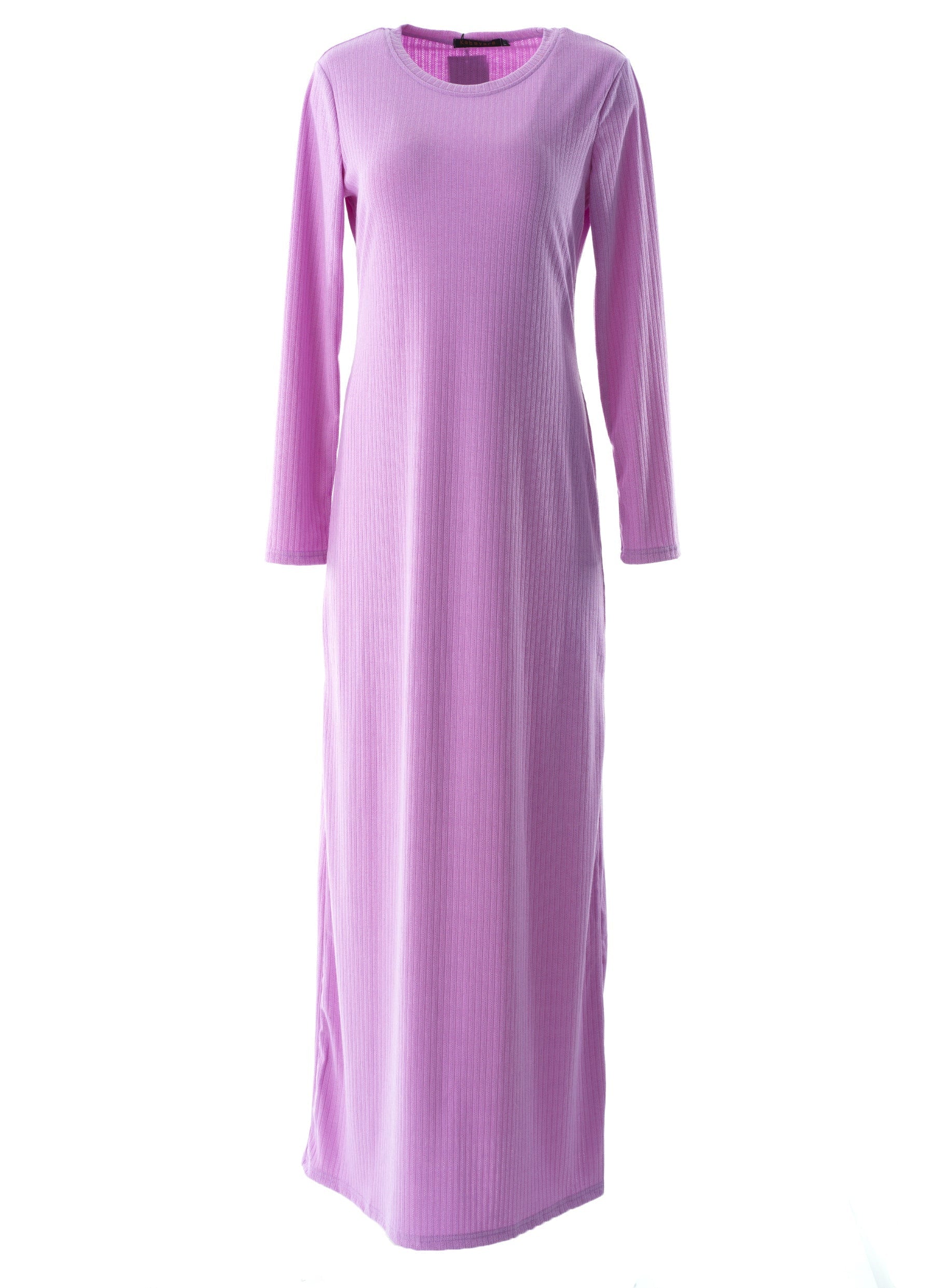 Sadia Ribbed Round Neck maxi dress Kabayare