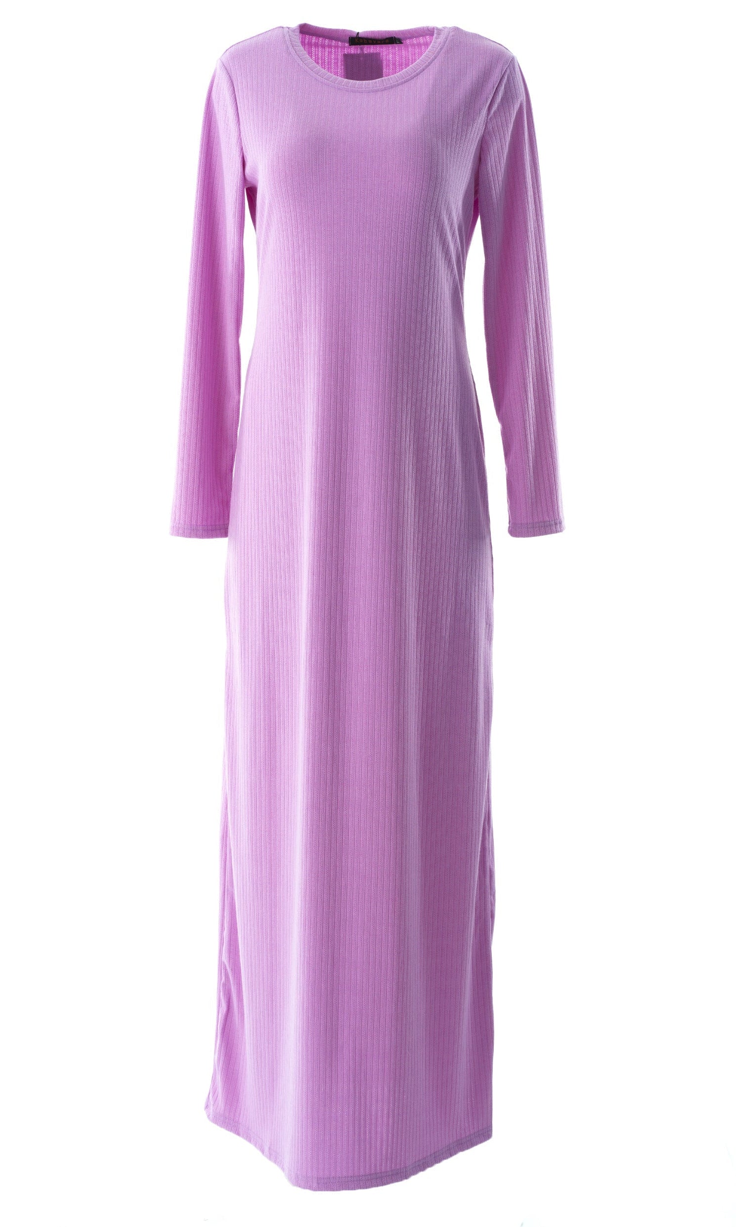 Sadia Ribbed Round Neck maxi dress Kabayare