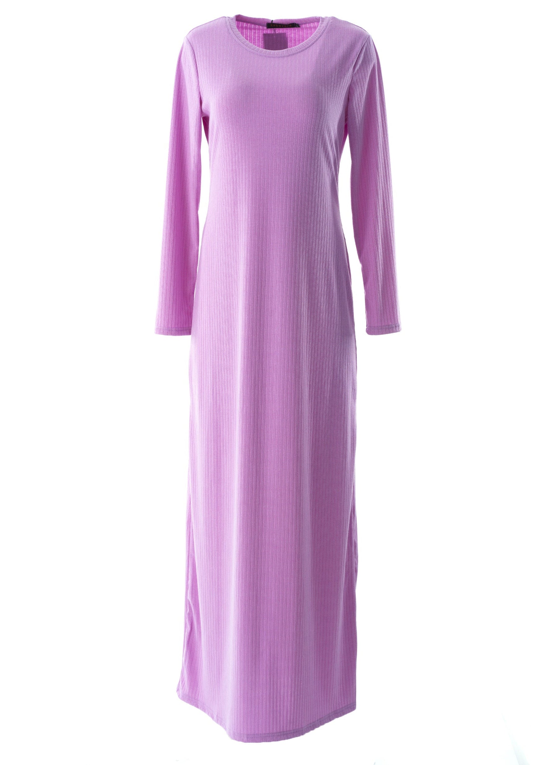 Sadia Ribbed Round Neck maxi dress Kabayare