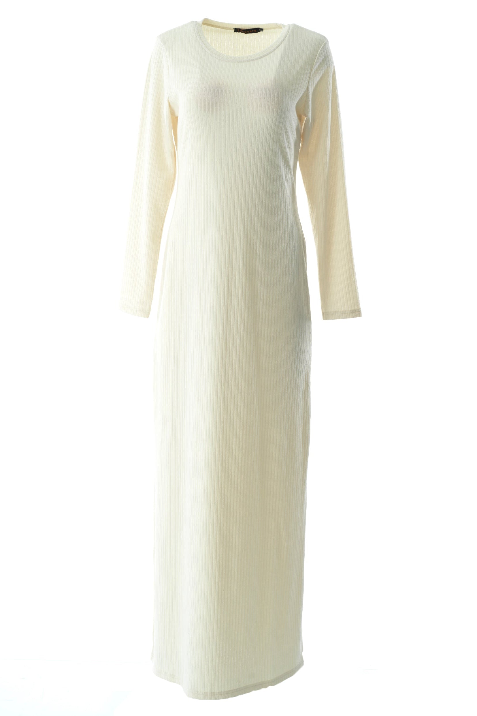 Sadia Ribbed Round Neck maxi dress Kabayare