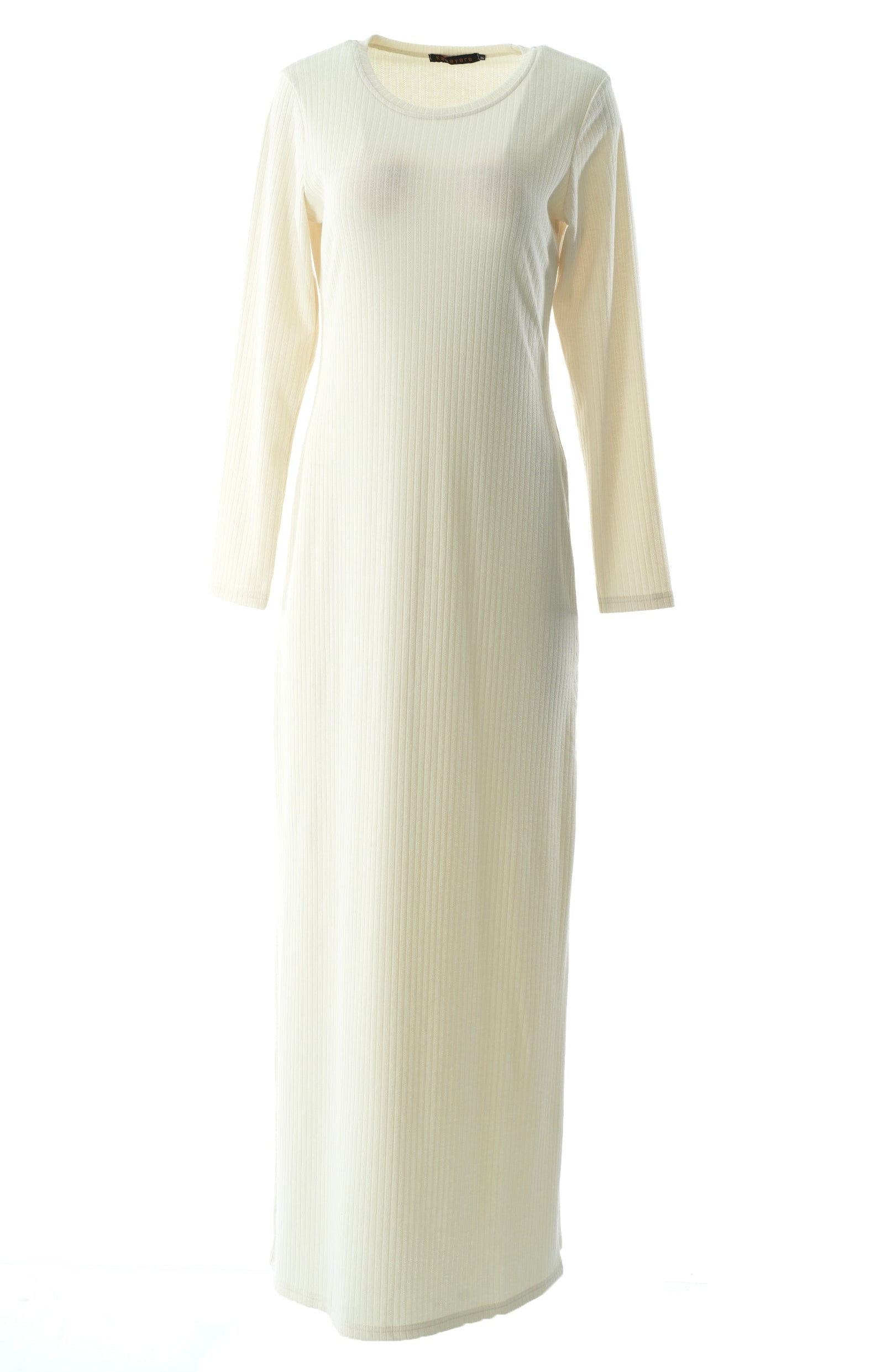 Sadia Ribbed Round Neck maxi dress Kabayare