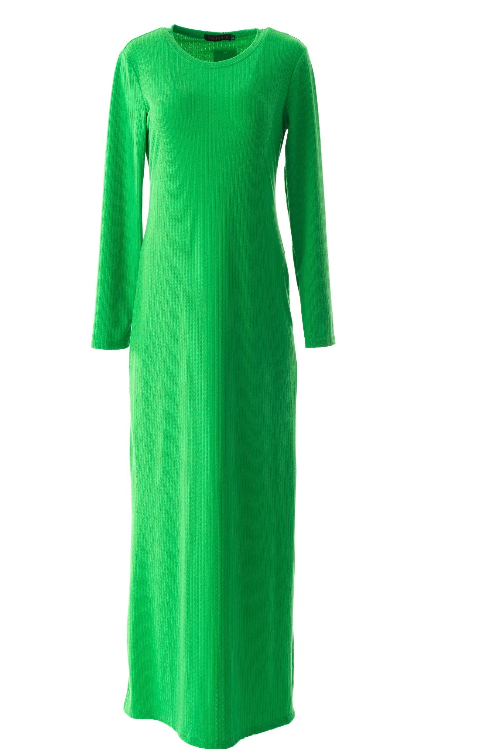 Sadia Ribbed Round Neck maxi dress Kabayare