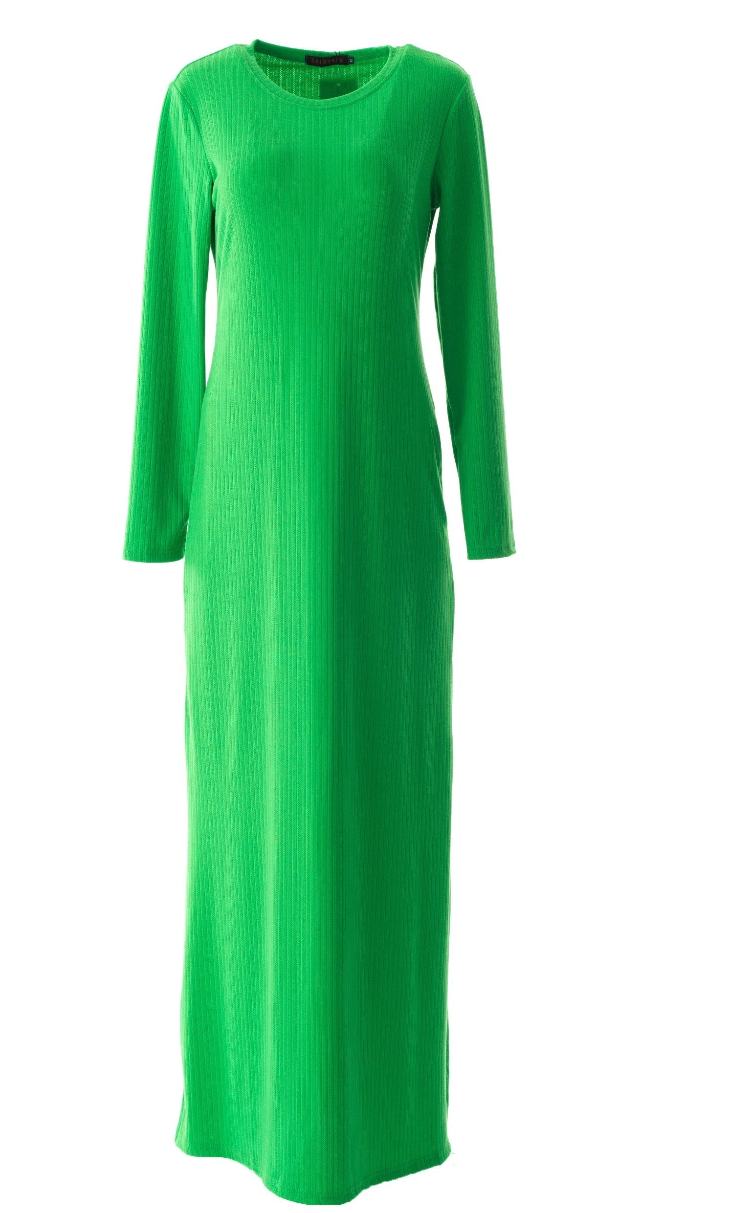 Sadia Ribbed Round Neck maxi dress Kabayare