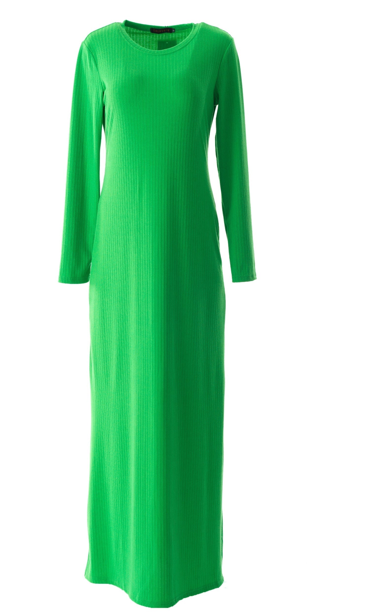 Sadia Ribbed Round Neck maxi dress Kabayare