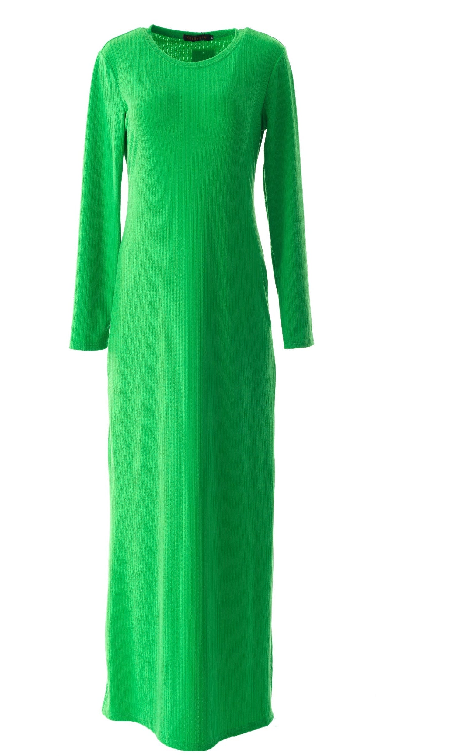 Sadia Ribbed Round Neck maxi dress Kabayare