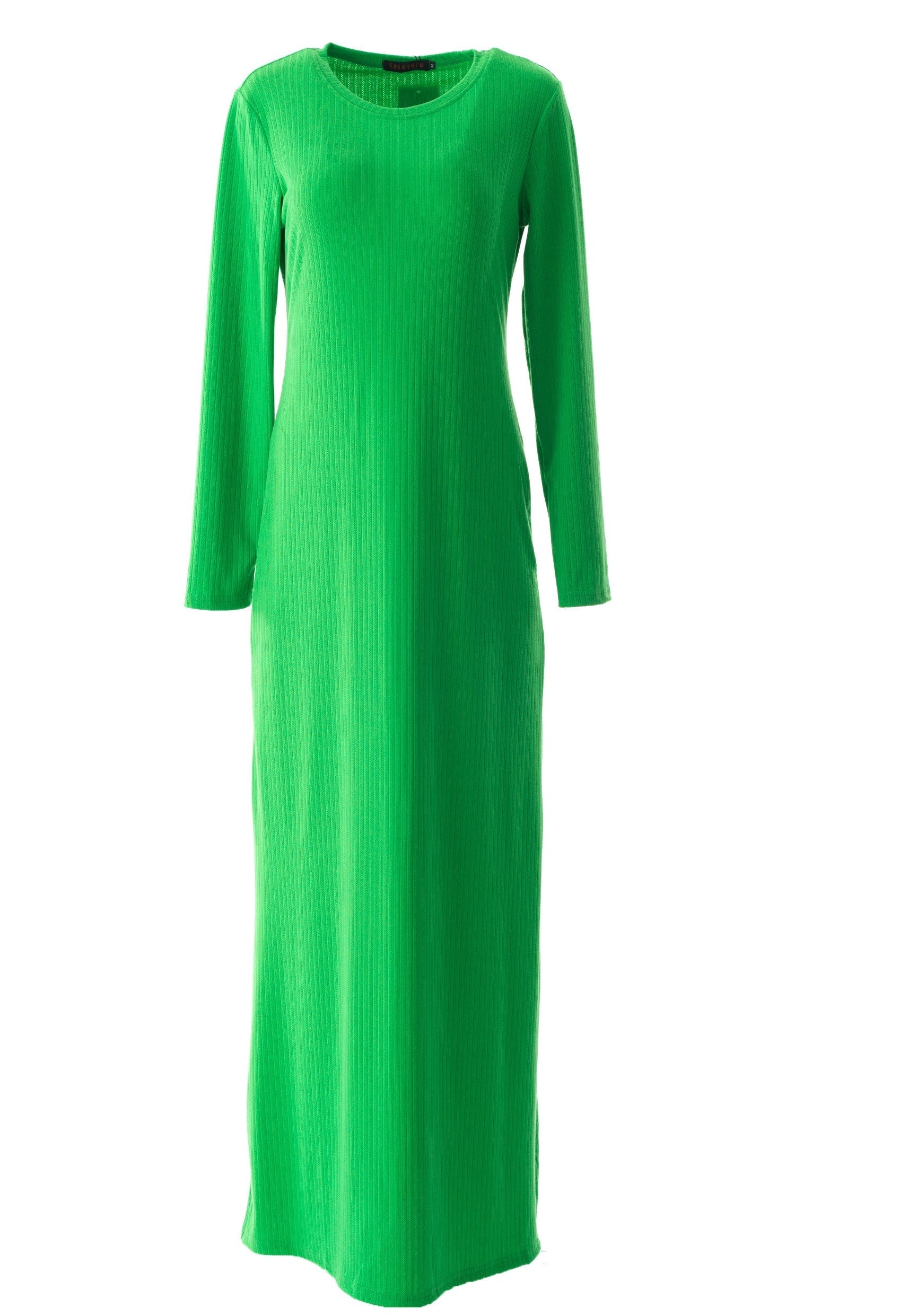 Sadia Ribbed Round Neck maxi dress Kabayare