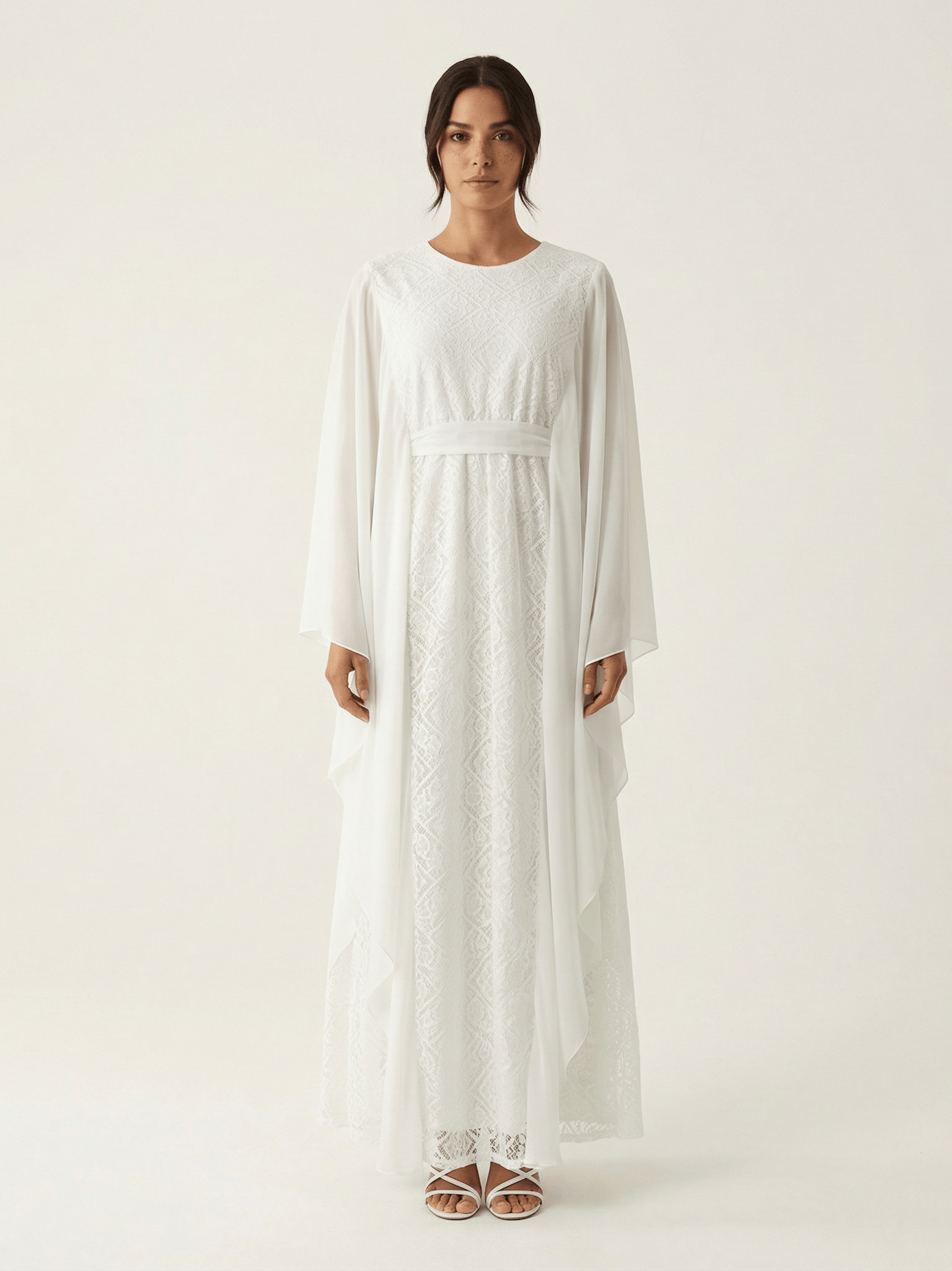 Salina butterfly Chiffon abaya Kabayare