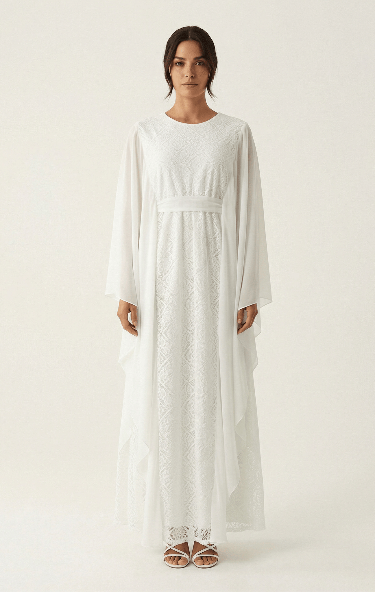 Salina butterfly Chiffon abaya Kabayare