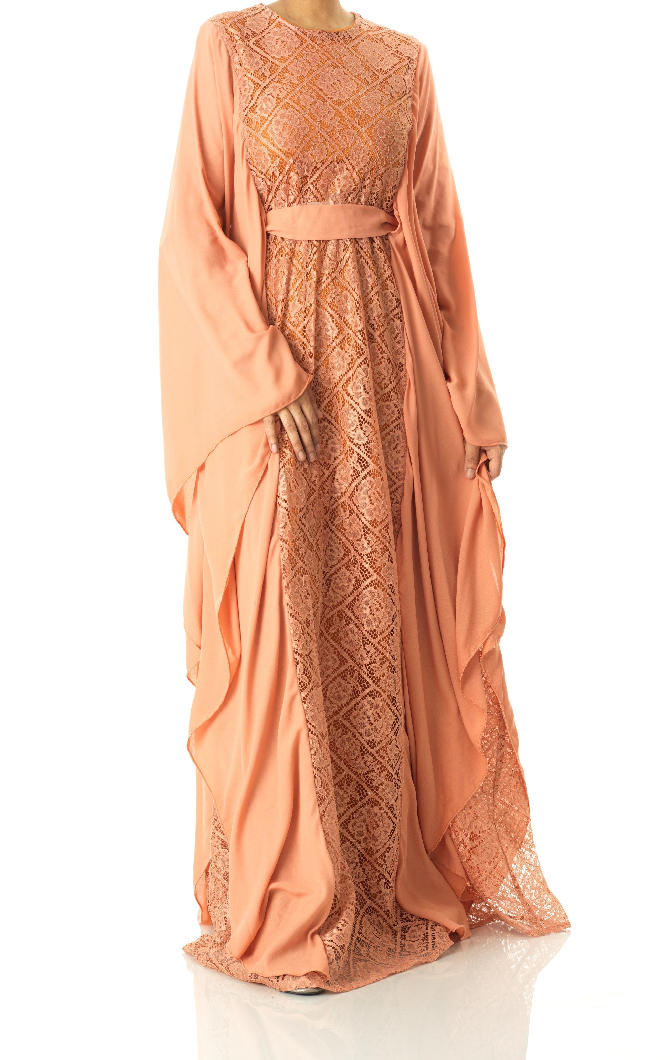 Salina butterfly Chiffon abaya Kabayare
