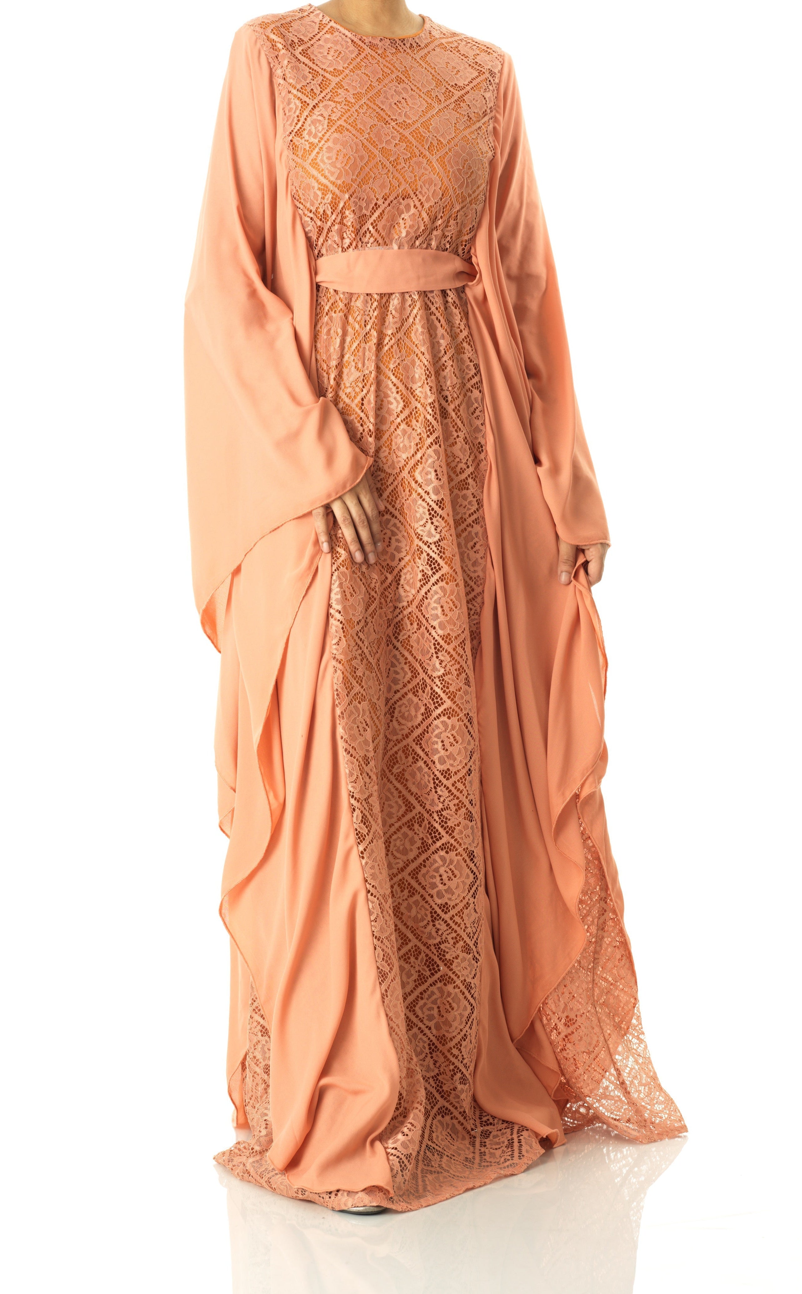 Salina butterfly Chiffon abaya Kabayare
