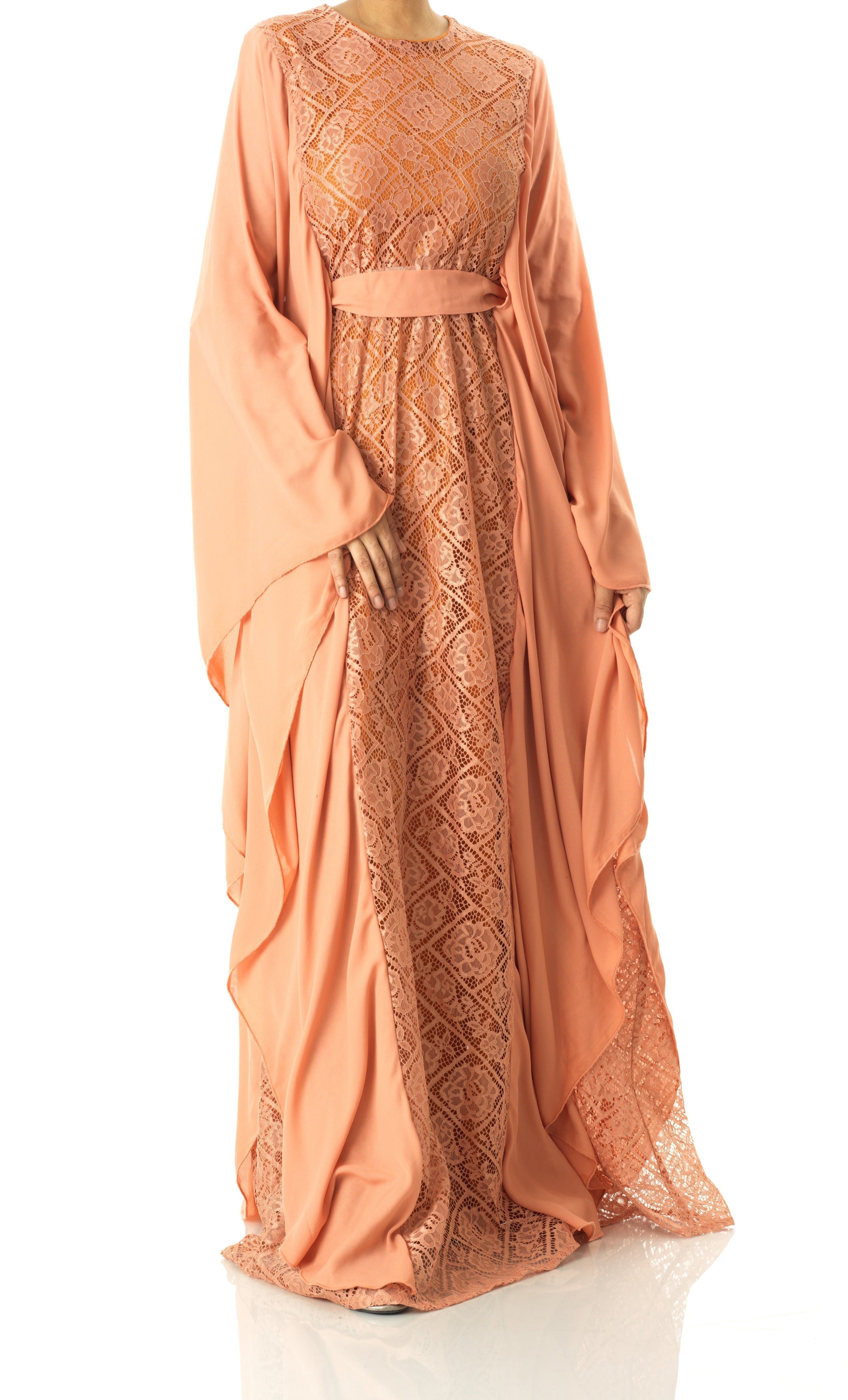 Salina butterfly Chiffon abaya Kabayare
