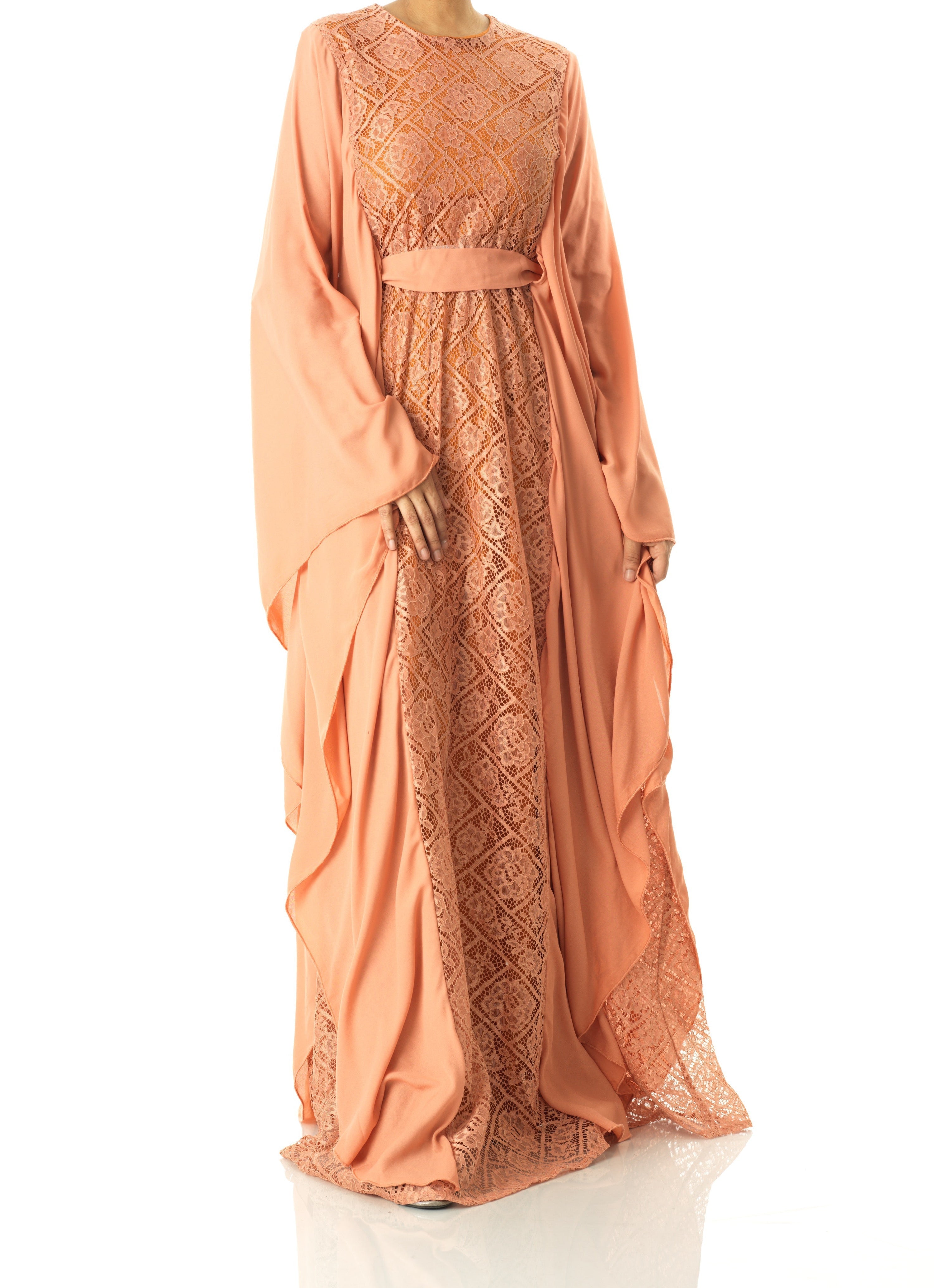 Salina butterfly Chiffon abaya Kabayare